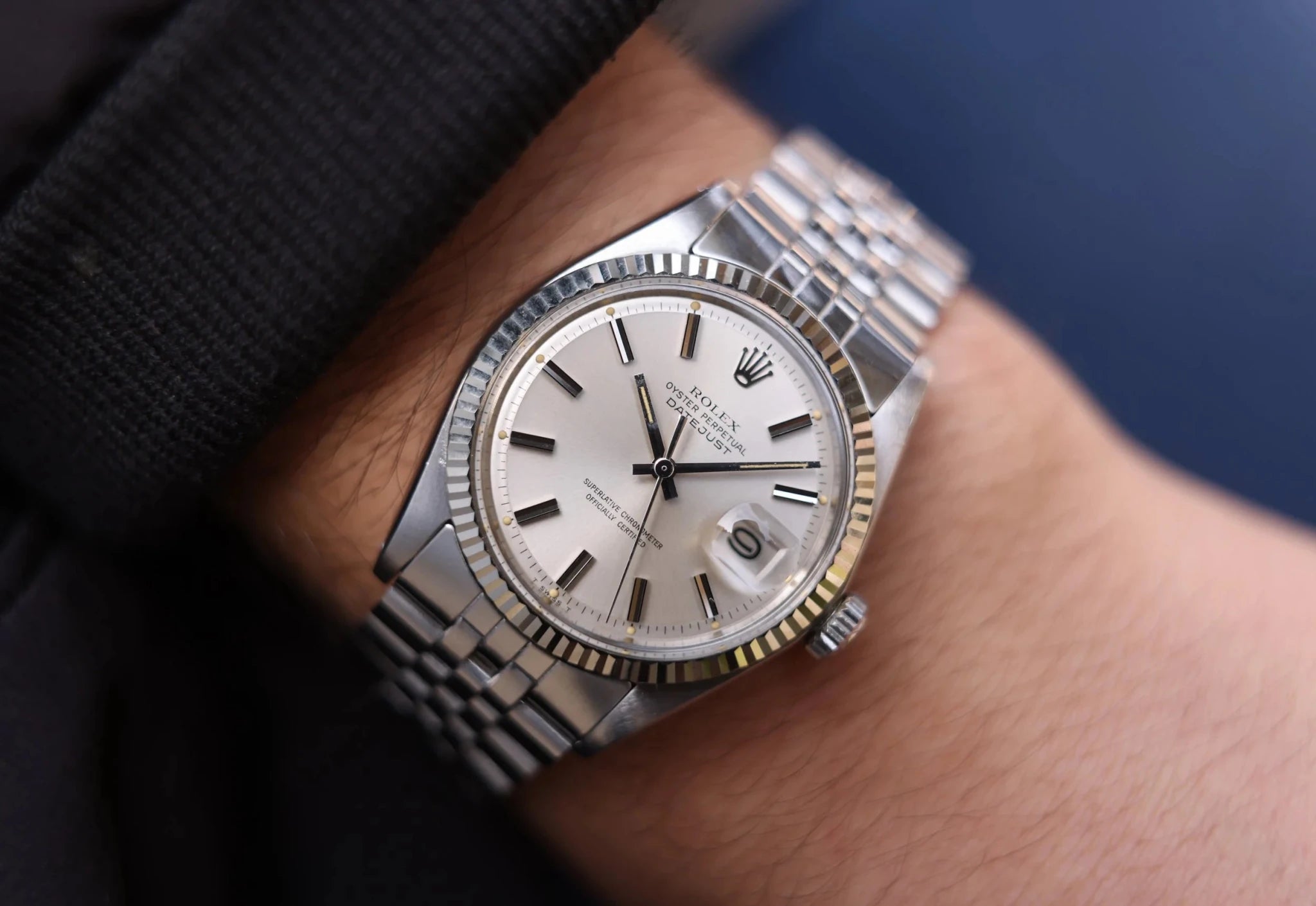 1973 Rolex Datejust Ref. 1601 | Excellent Condition | Silver Dial - Sierra Time Co