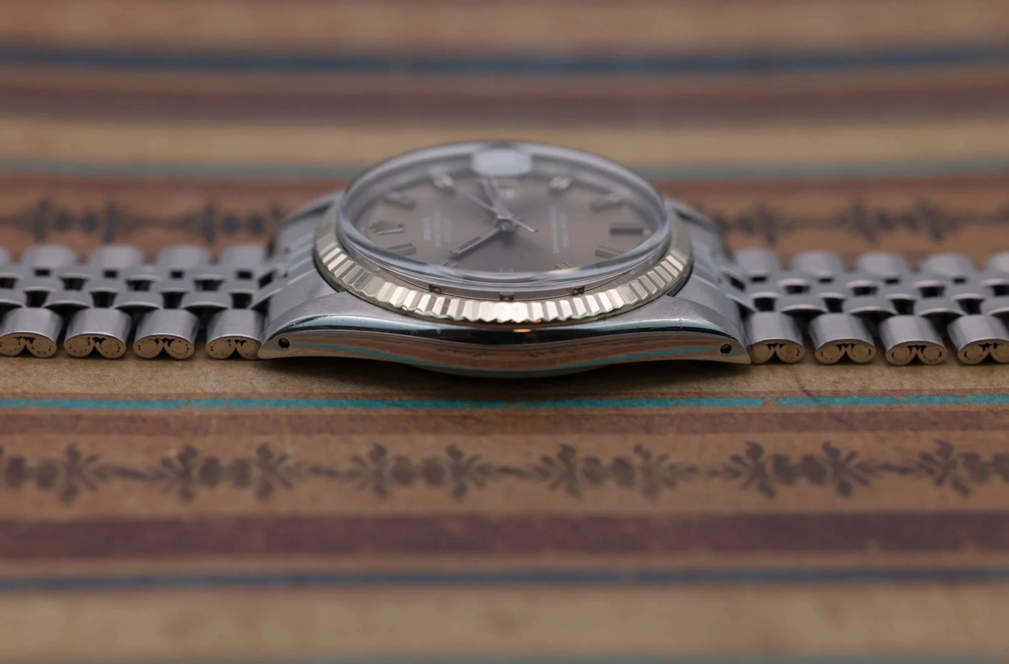 1973 Rolex Datejust Ref. 1601 | Rare Grey Wideboy Dial - Sierra Time Co