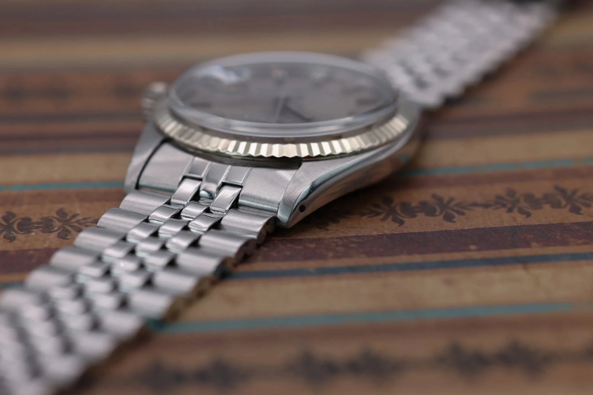 1973 Rolex Datejust Ref. 1601 | Rare Grey Wideboy Dial - Sierra Time Co
