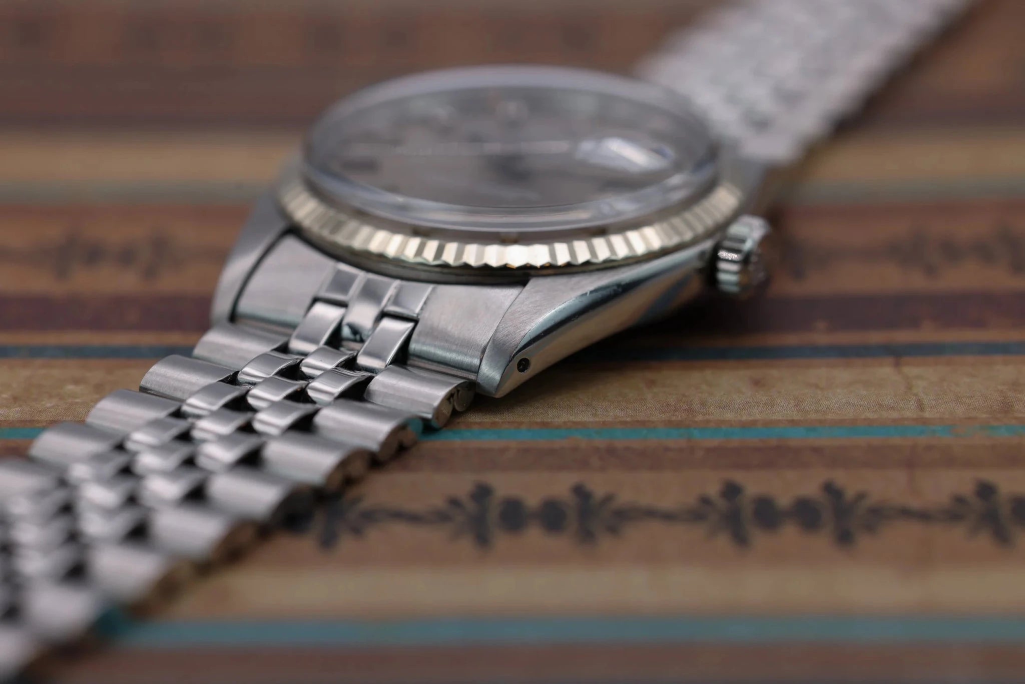1973 Rolex Datejust Ref. 1601 | Rare Grey Wideboy Dial - Sierra Time Co