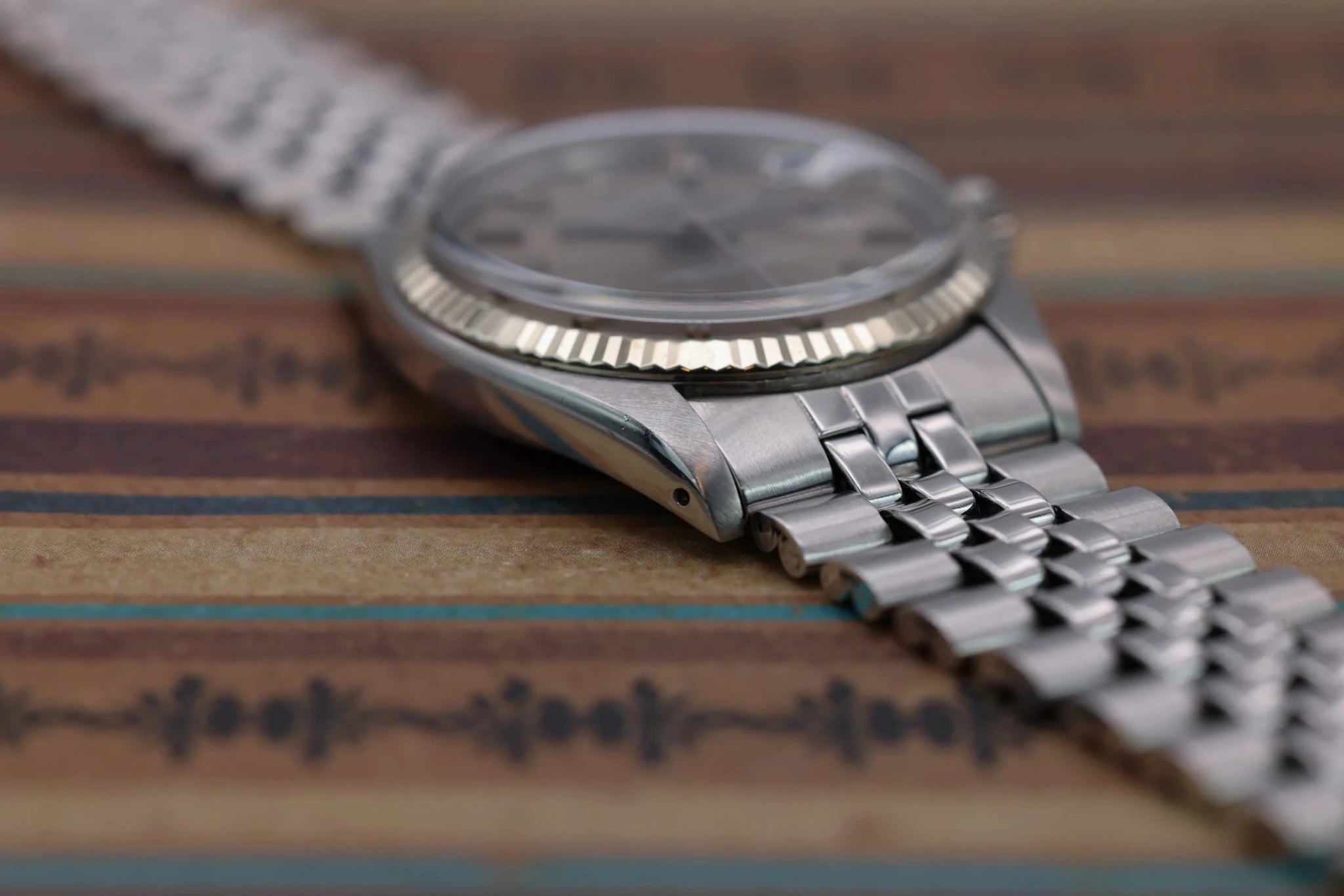 1973 Rolex Datejust Ref. 1601 | Rare Grey Wideboy Dial - Sierra Time Co