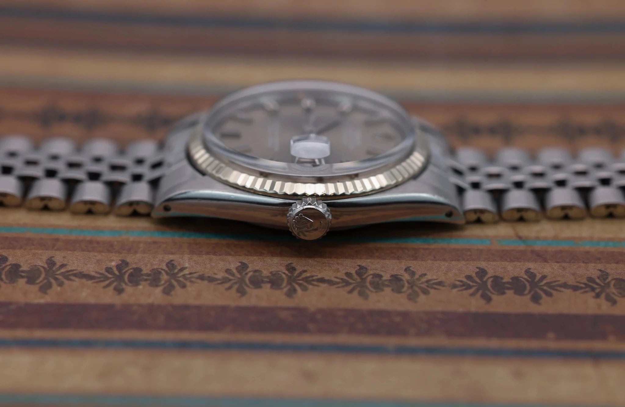 1973 Rolex Datejust Ref. 1601 | Rare Grey Wideboy Dial - Sierra Time Co