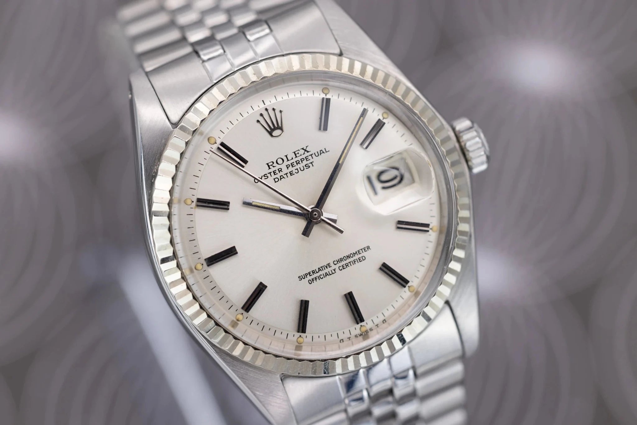1973 Rolex Datejust Ref. 1601 | Silver Dial | Box and Papers - Sierra Time Co