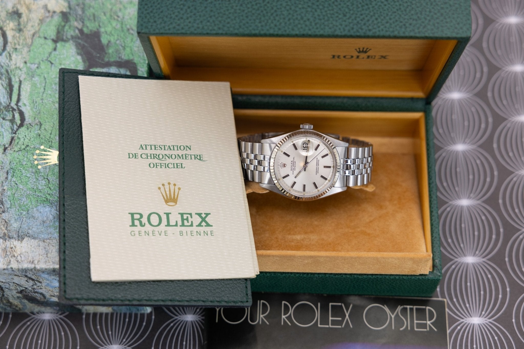 1973 Rolex Datejust Ref. 1601 | Silver Dial | Box and Papers - Sierra Time Co