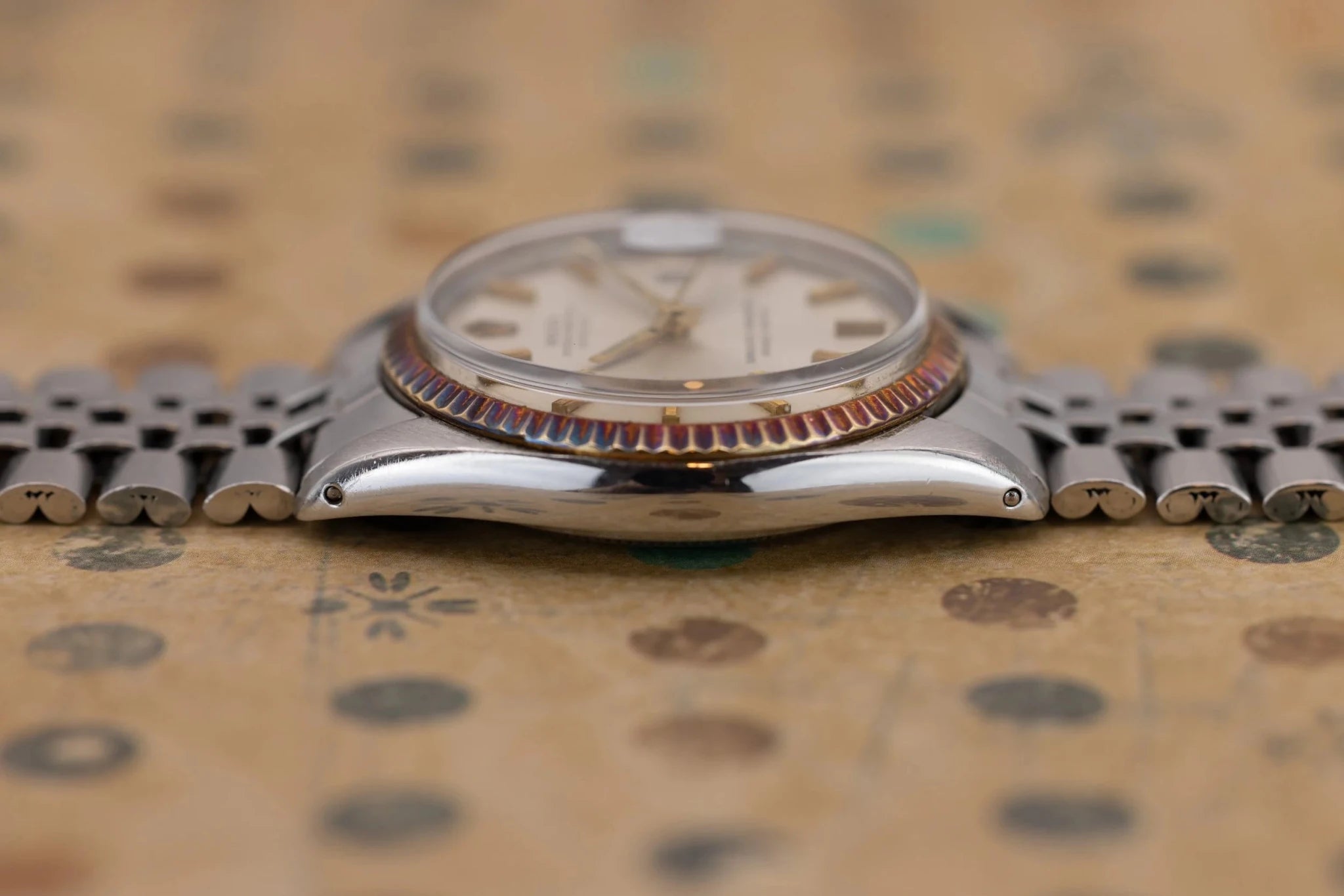 1973 Rolex Datejust Ref. 1601 | Silver Dial | Gold Patina - Sierra Time Co
