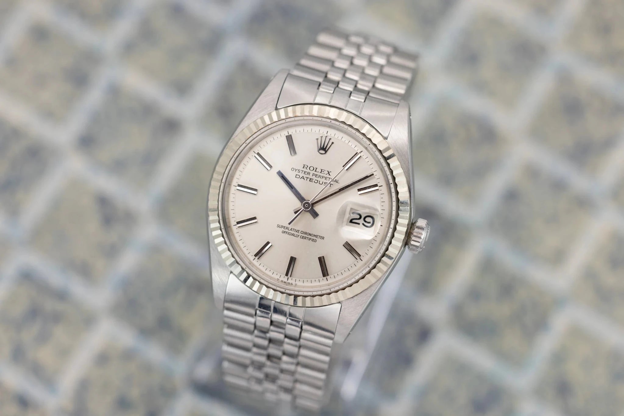1973 Rolex Datejust Ref. 1601 | Silver Non-Lume Dial | Mint Condition - Sierra Time Co