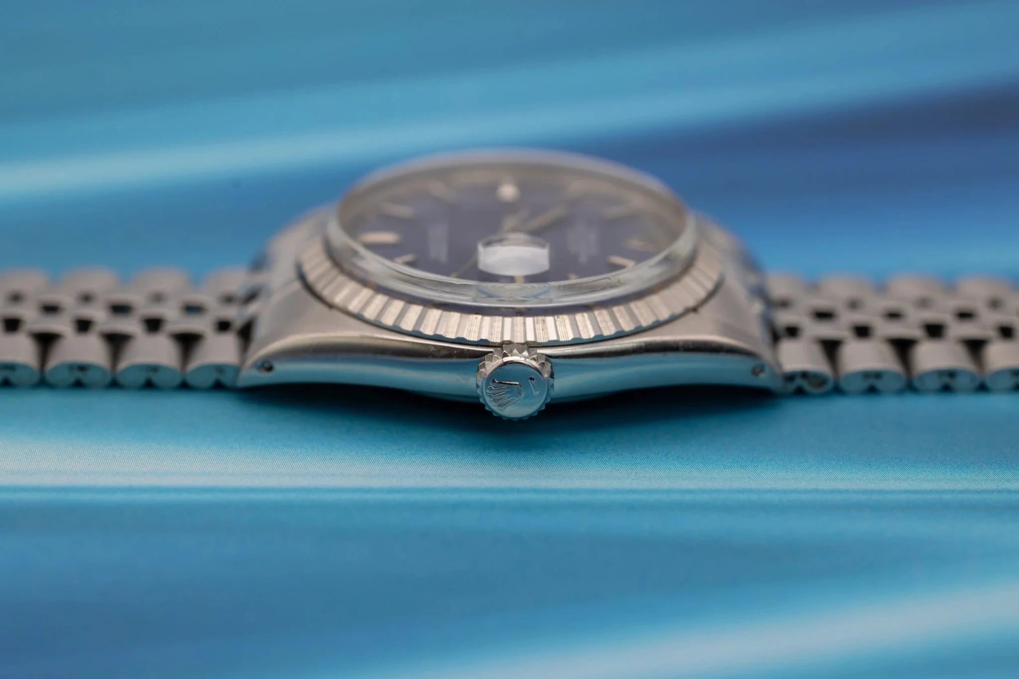 1973 Rolex Datejust Ref. 1603 | Matte Blue Tropical Dial - Sierra Time Co