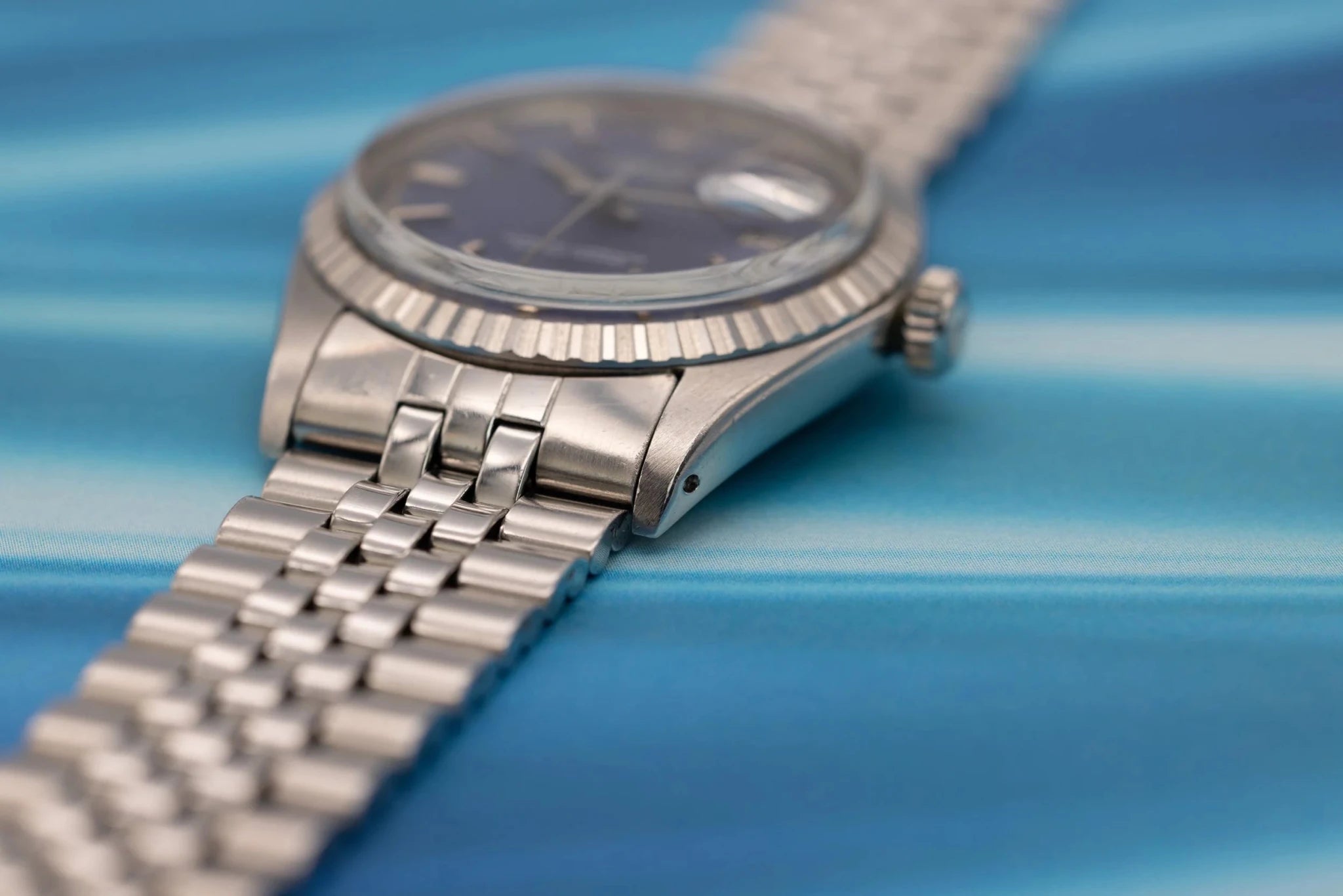 1973 Rolex Datejust Ref. 1603 | Matte Blue Tropical Dial - Sierra Time Co