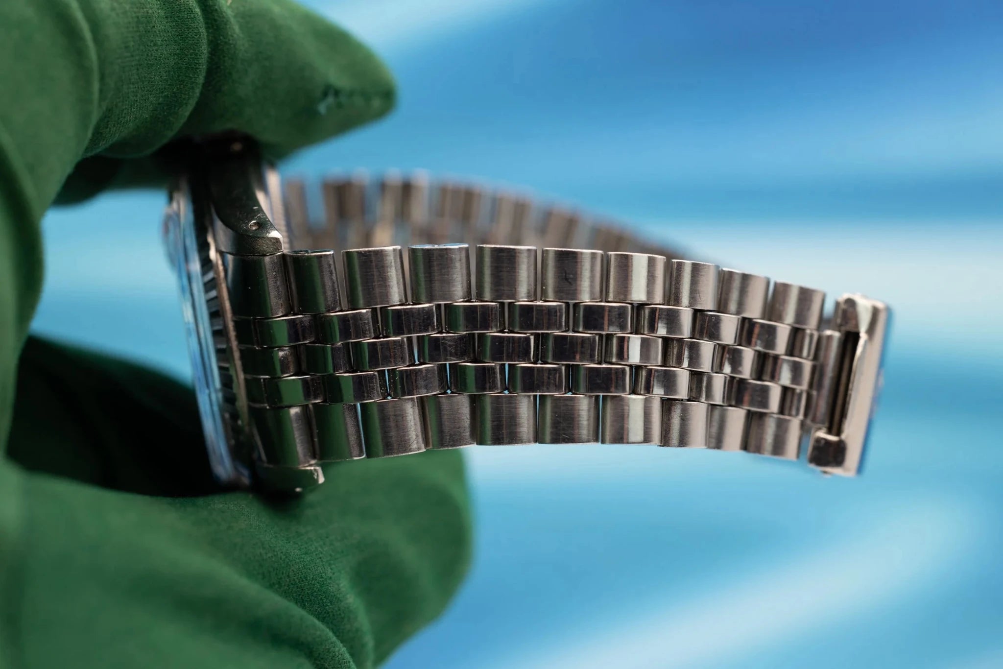1973 Rolex Datejust Ref. 1603 | Matte Blue Tropical Dial - Sierra Time Co