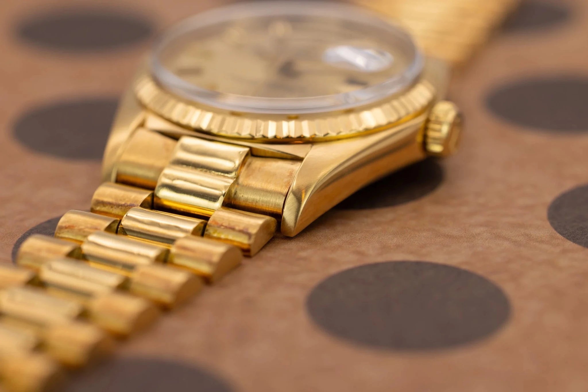 1973 Rolex Day-Date Ref. 1803 | Champagne Wideboy Dial - Sierra Time Co