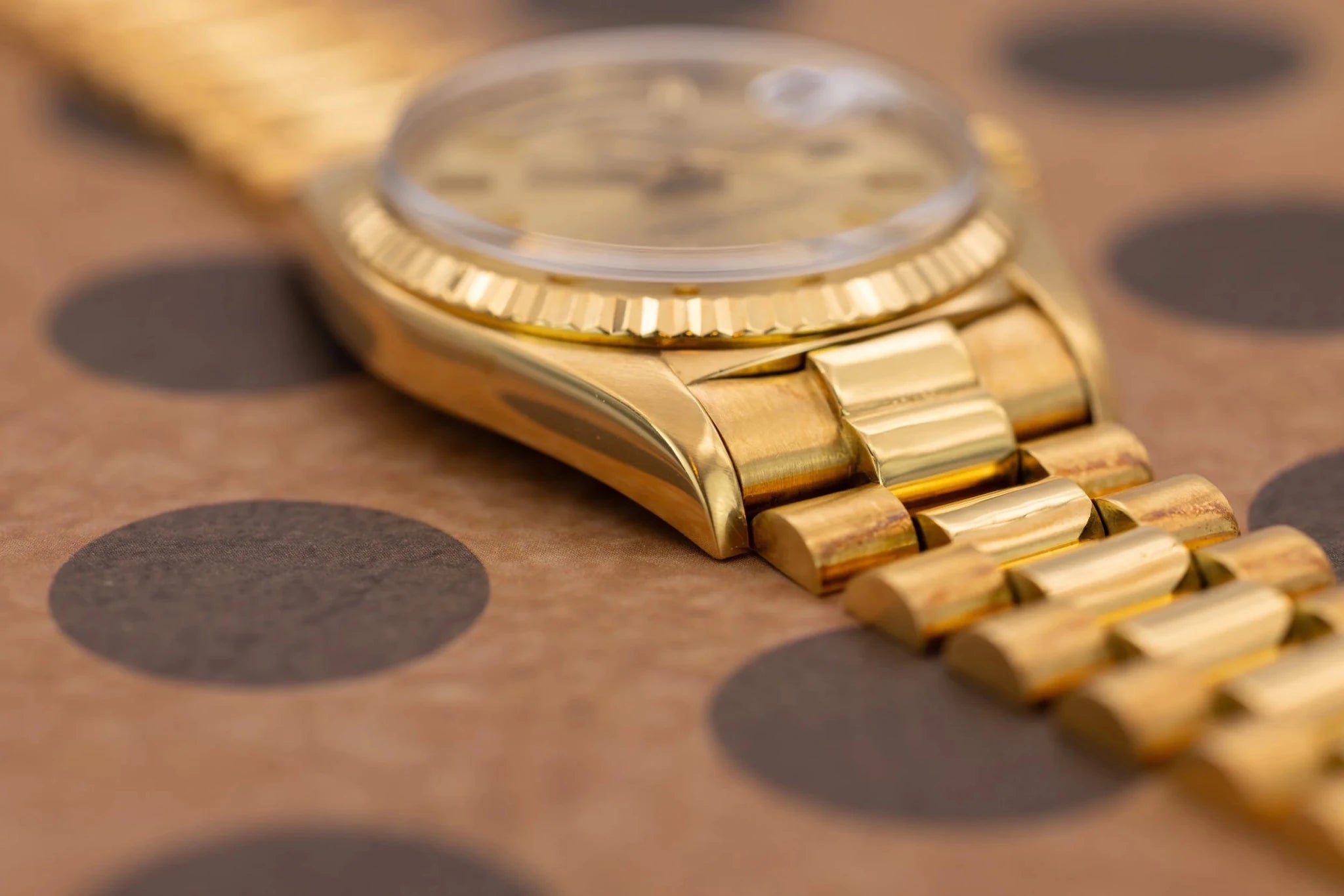 1973 Rolex Day-Date Ref. 1803 | Champagne Wideboy Dial - Sierra Time Co