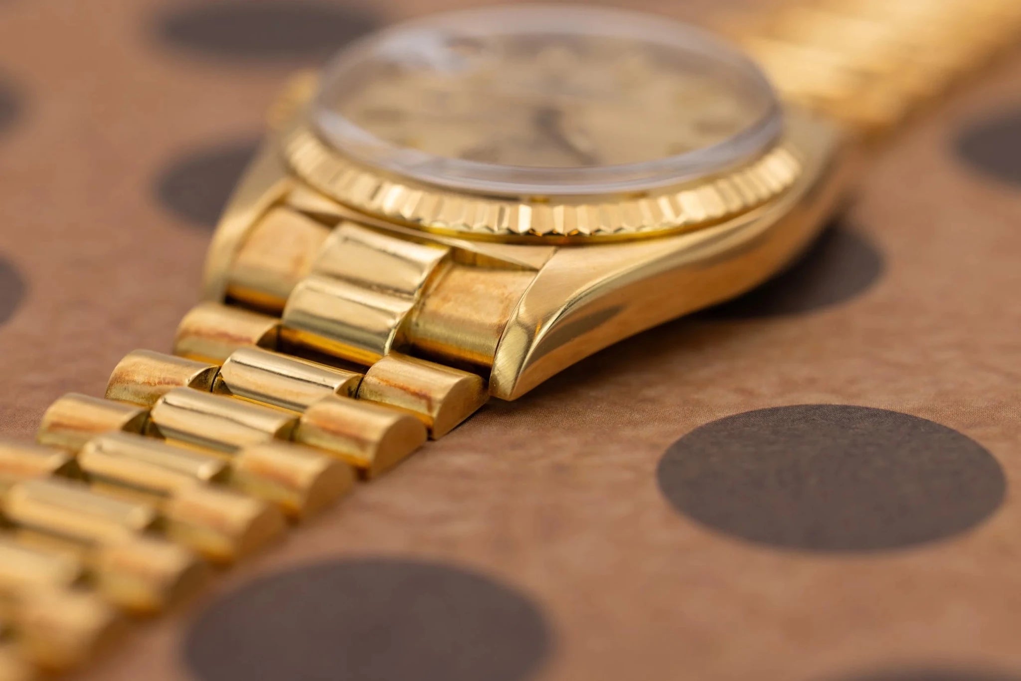 1973 Rolex Day-Date Ref. 1803 | Champagne Wideboy Dial - Sierra Time Co