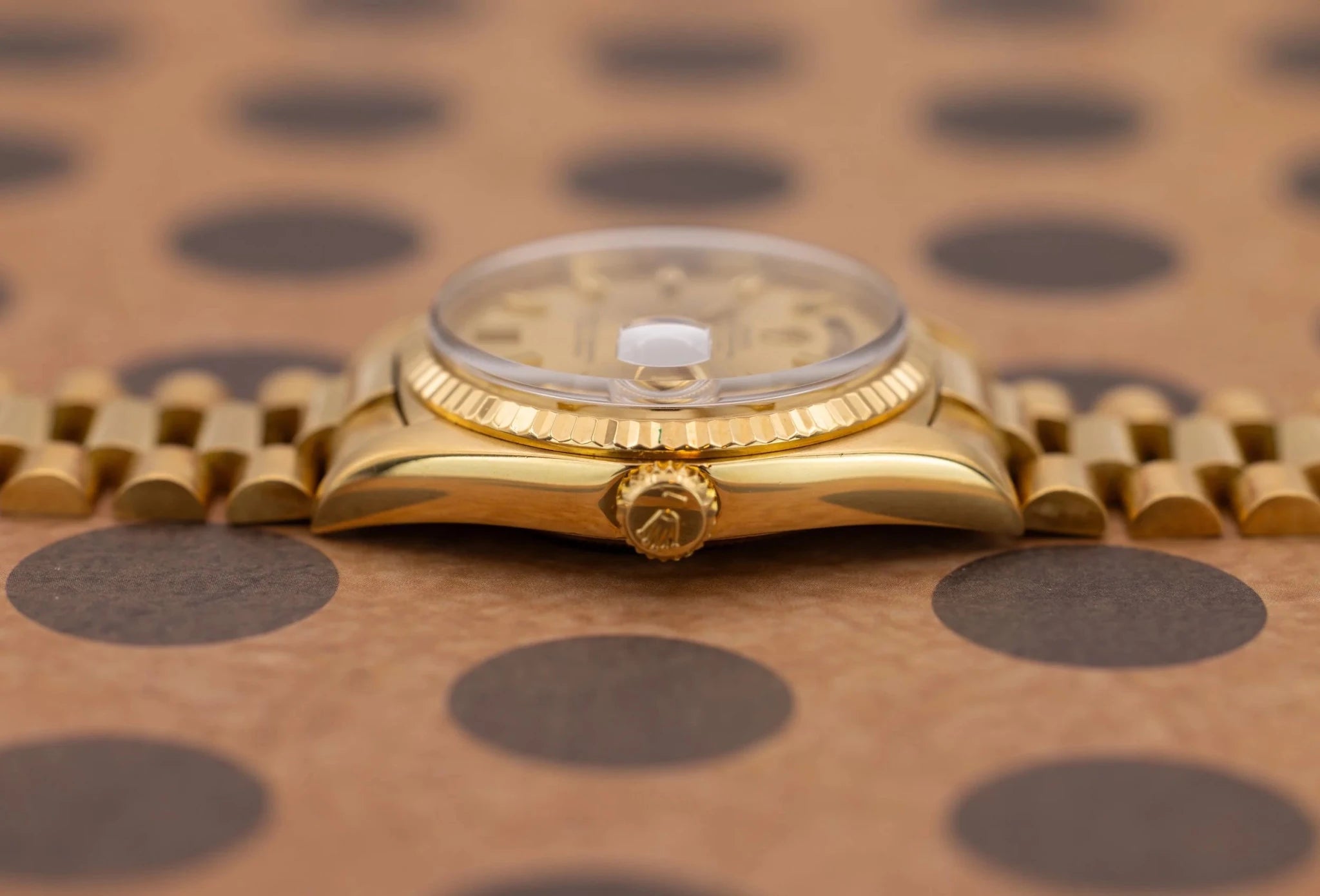 1973 Rolex Day-Date Ref. 1803 | Champagne Wideboy Dial - Sierra Time Co