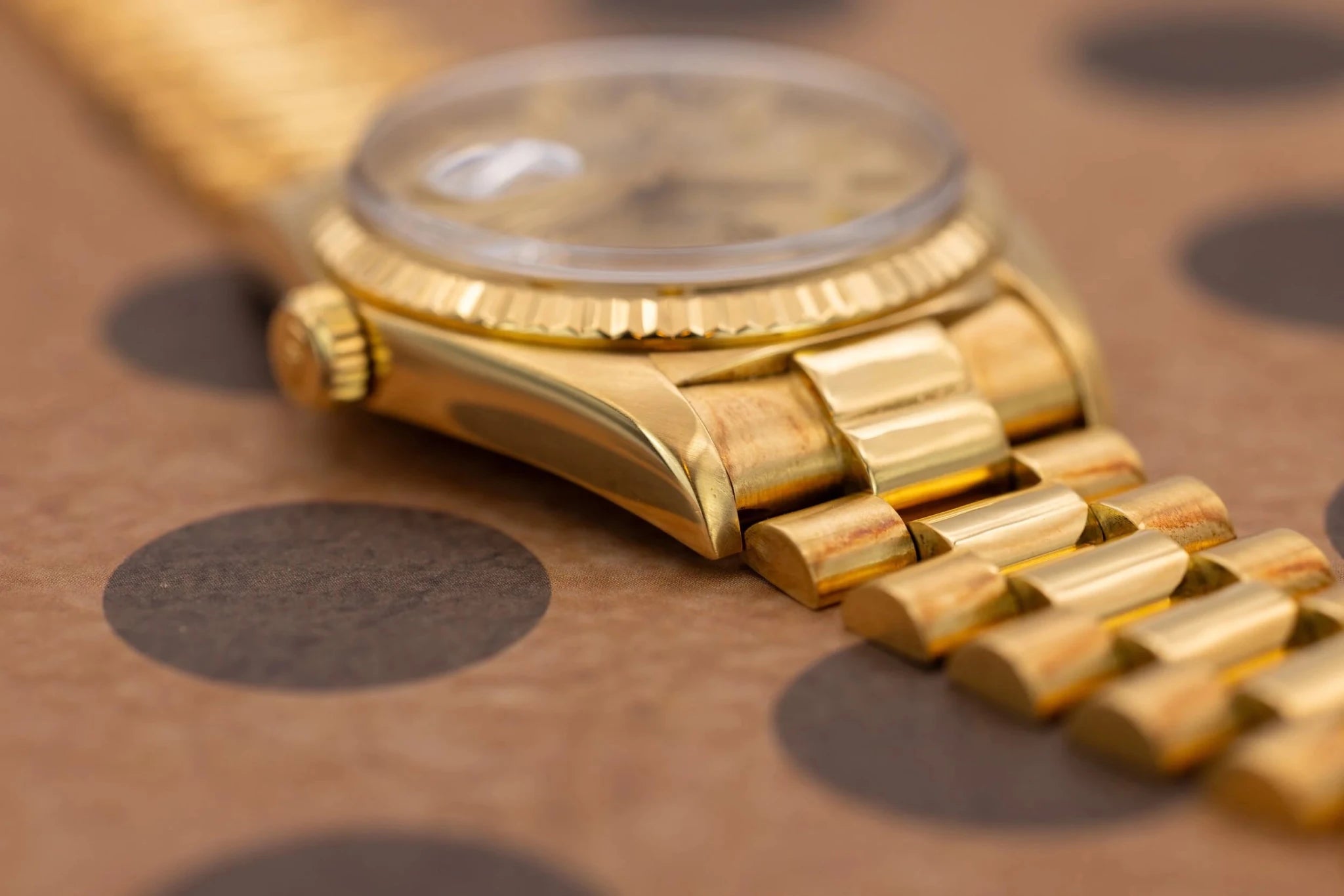 1973 Rolex Day-Date Ref. 1803 | Champagne Wideboy Dial - Sierra Time Co