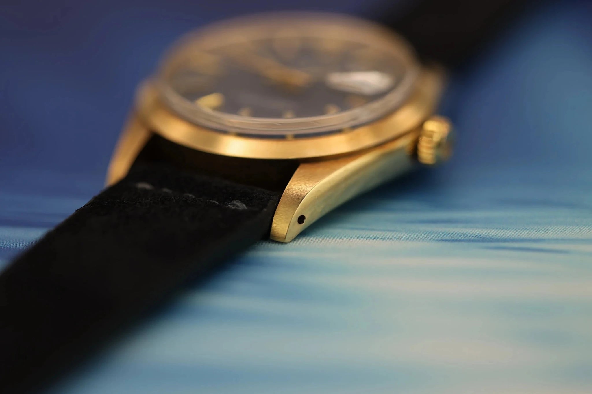 1974 Rolex Date Ref. 1500 | Blue Mosaic Dial | 14K Yellow Gold - Sierra Time Co