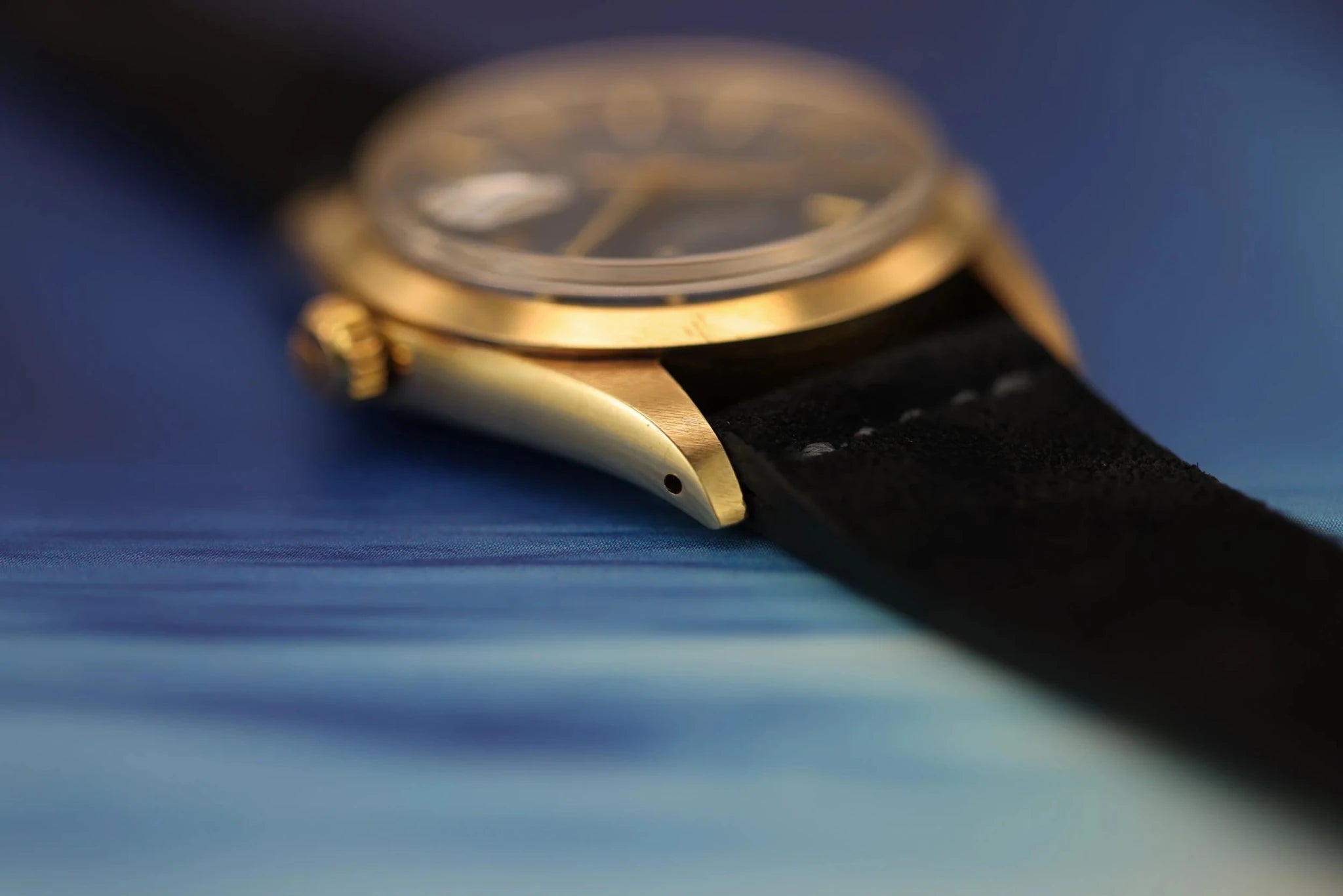 1974 Rolex Date Ref. 1500 | Blue Mosaic Dial | 14K Yellow Gold - Sierra Time Co