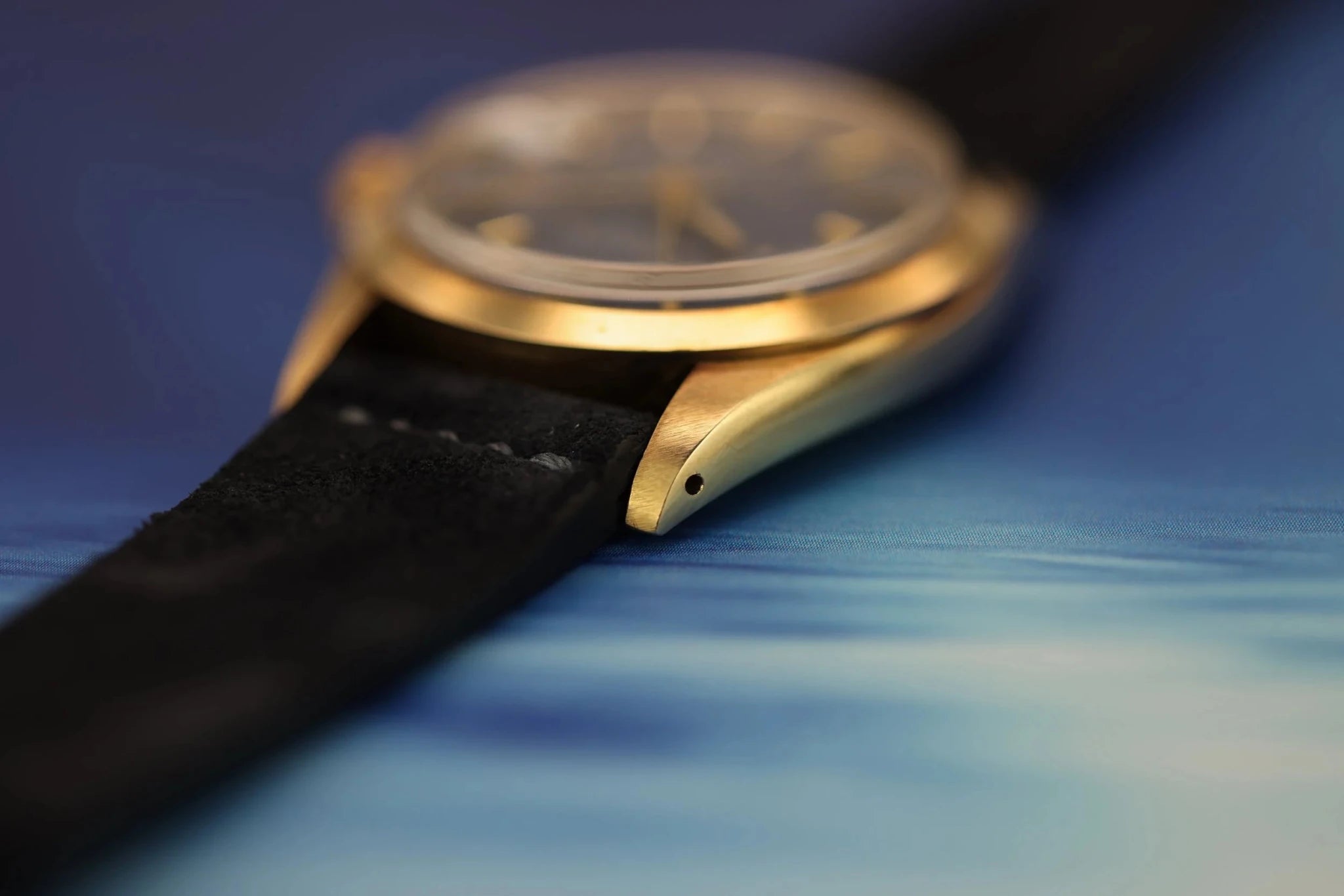 1974 Rolex Date Ref. 1500 | Blue Mosaic Dial | 14K Yellow Gold - Sierra Time Co