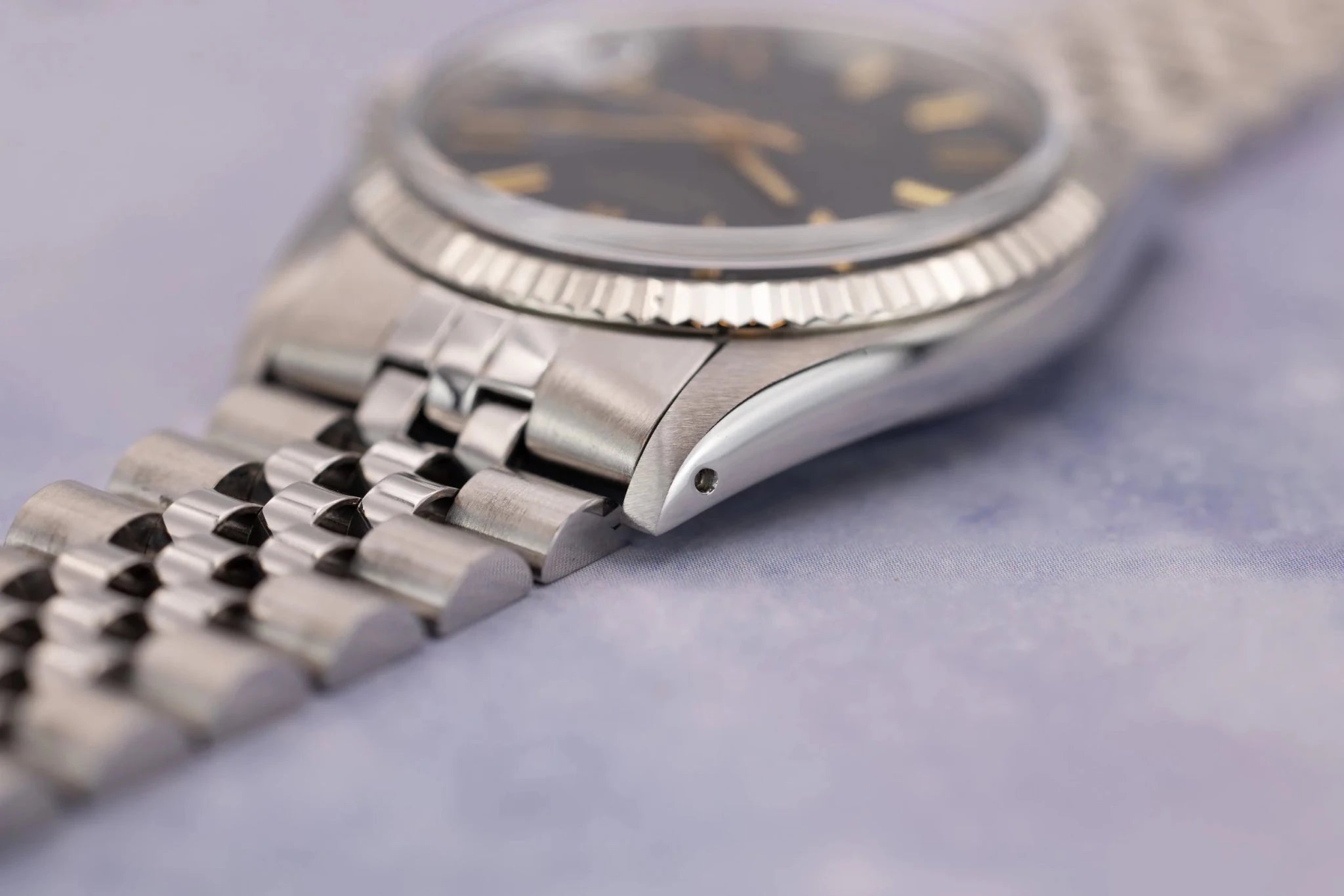 1974 Rolex Datejust Ref. 1601 | Rare Black and Gold Dial - Sierra Time Co