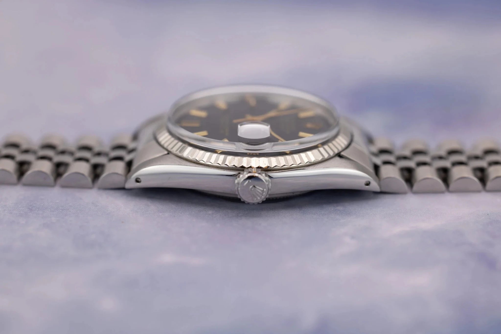 1974 Rolex Datejust Ref. 1601 | Rare Black and Gold Dial - Sierra Time Co