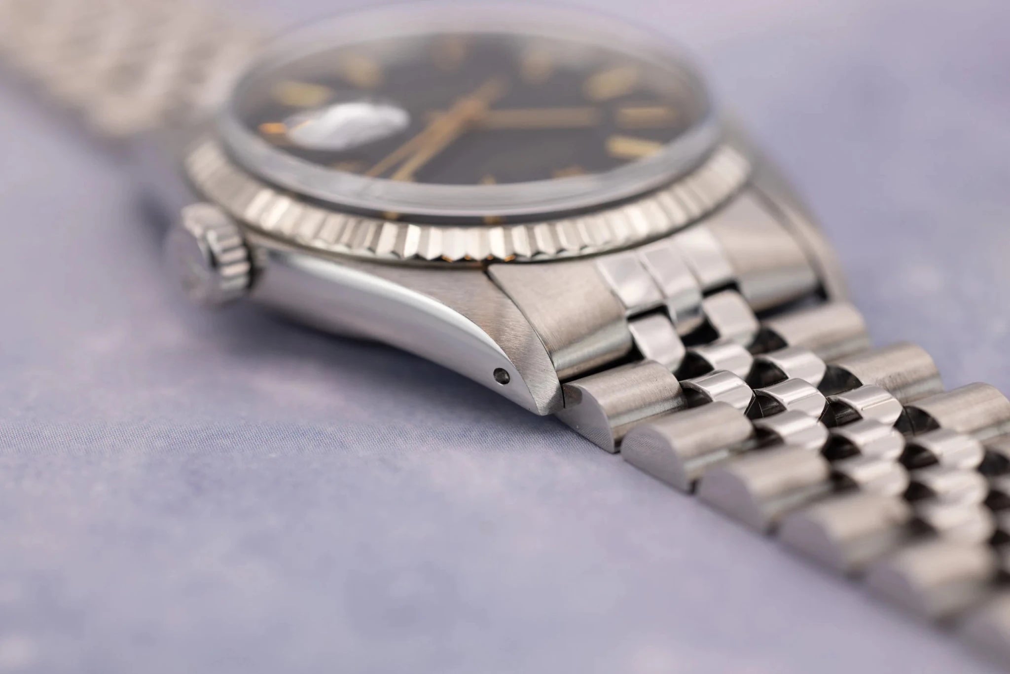 1974 Rolex Datejust Ref. 1601 | Rare Black and Gold Dial - Sierra Time Co