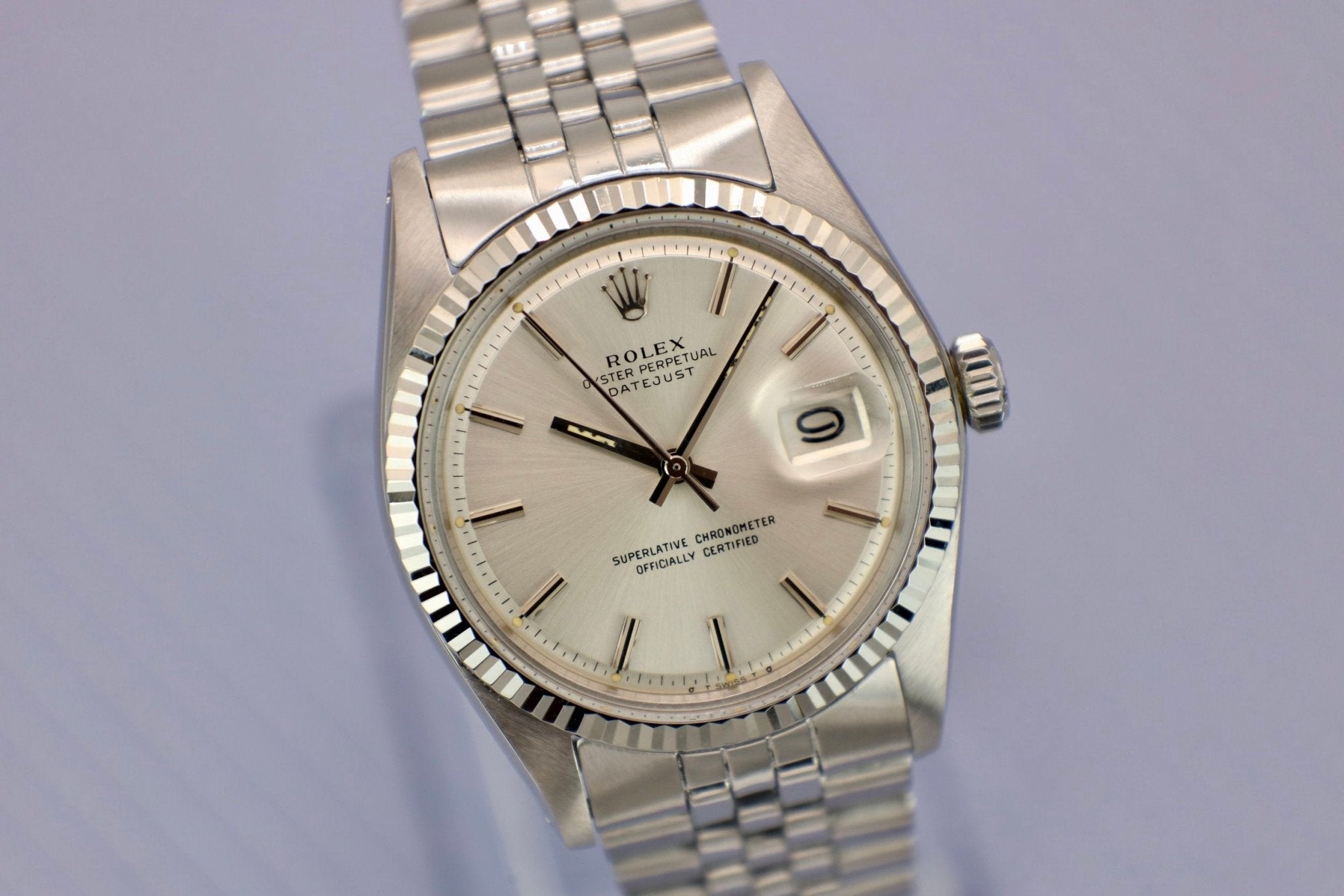 1974 Rolex Datejust Ref. 1601 | Silver Sigma Dial - Sierra Time Co