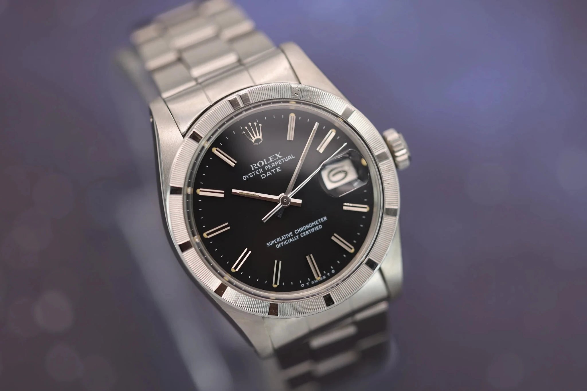 1975 Rolex Date Ref. 1501 | Matte Black Dial - Sierra Time Co