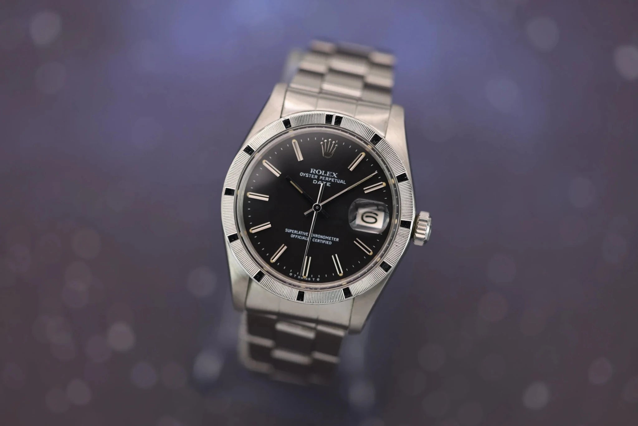 1975 Rolex Date Ref. 1501 | Matte Black Dial - Sierra Time Co