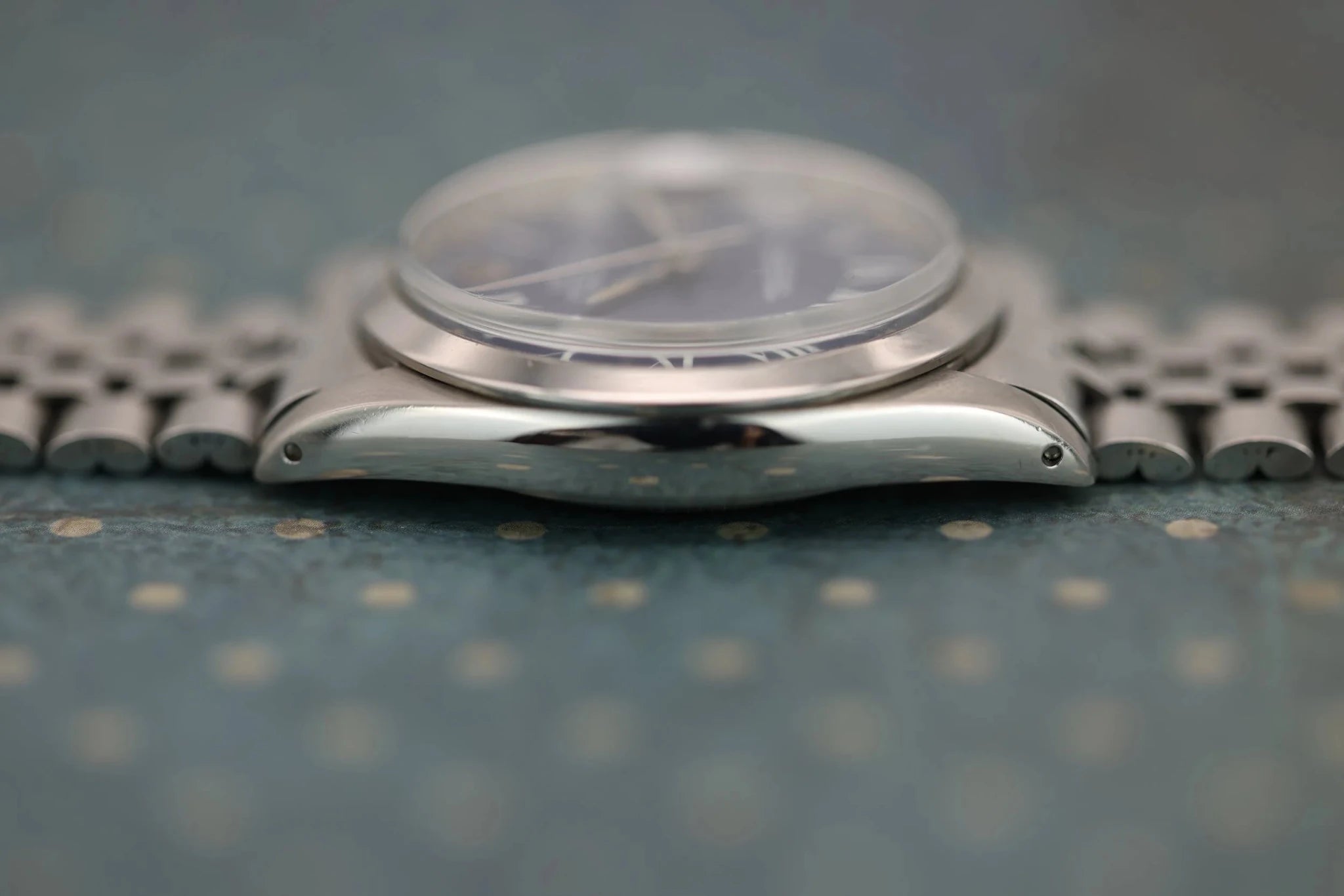 1975 Rolex Datejust Ref. 1600 | Blue Buckley Dial - Sierra Time Co