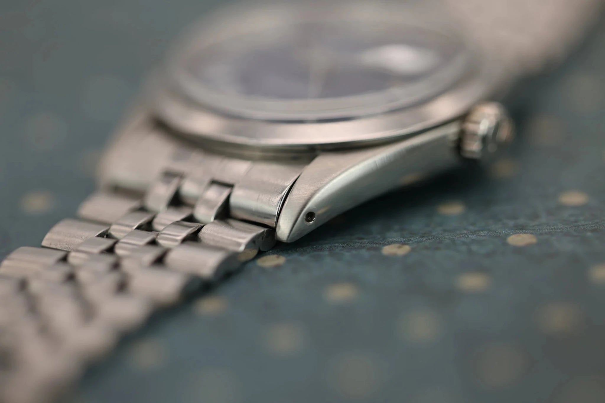 1975 Rolex Datejust Ref. 1600 | Blue Buckley Dial - Sierra Time Co