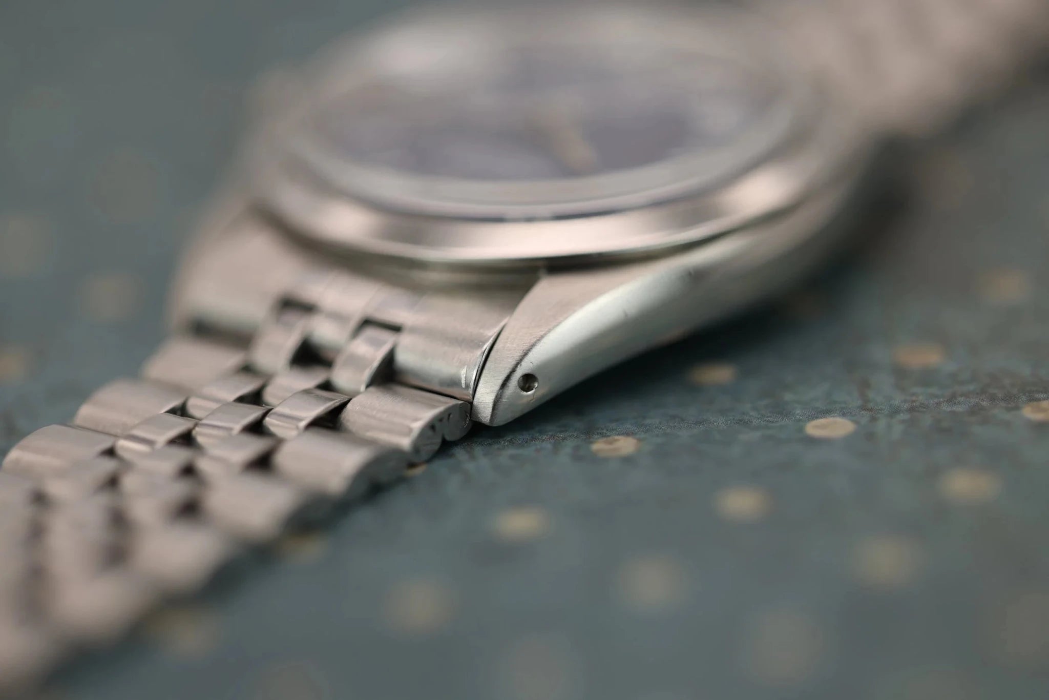 1975 Rolex Datejust Ref. 1600 | Blue Buckley Dial - Sierra Time Co