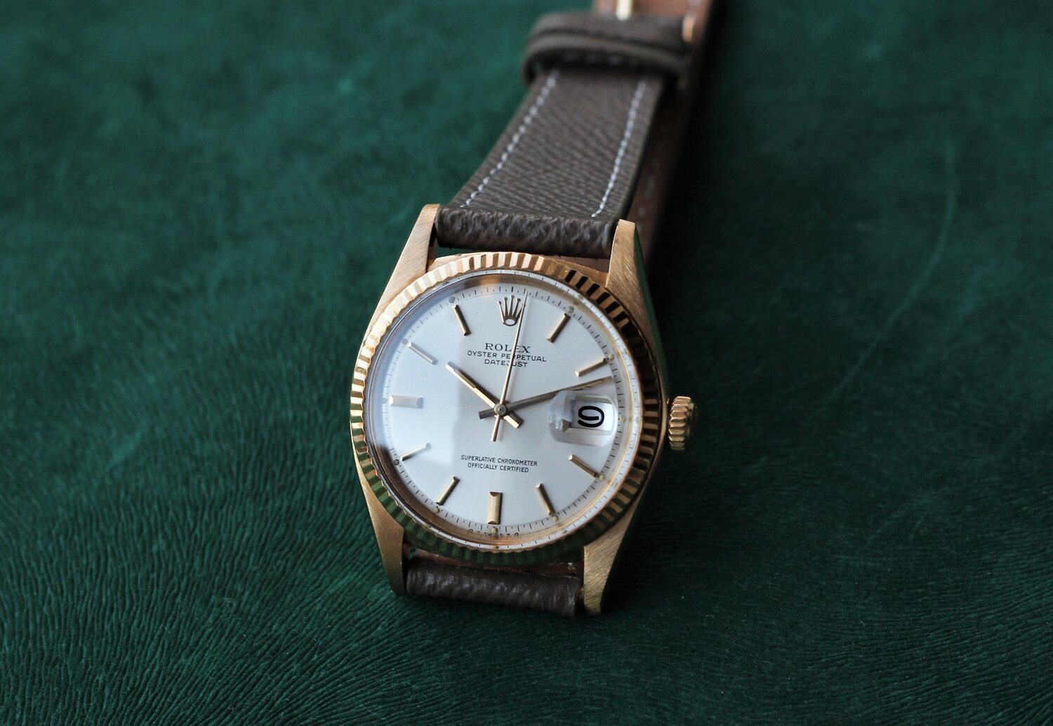 1975 Rolex Datejust Ref. 1601 | Silver Sigma Dial - Sierra Time Co