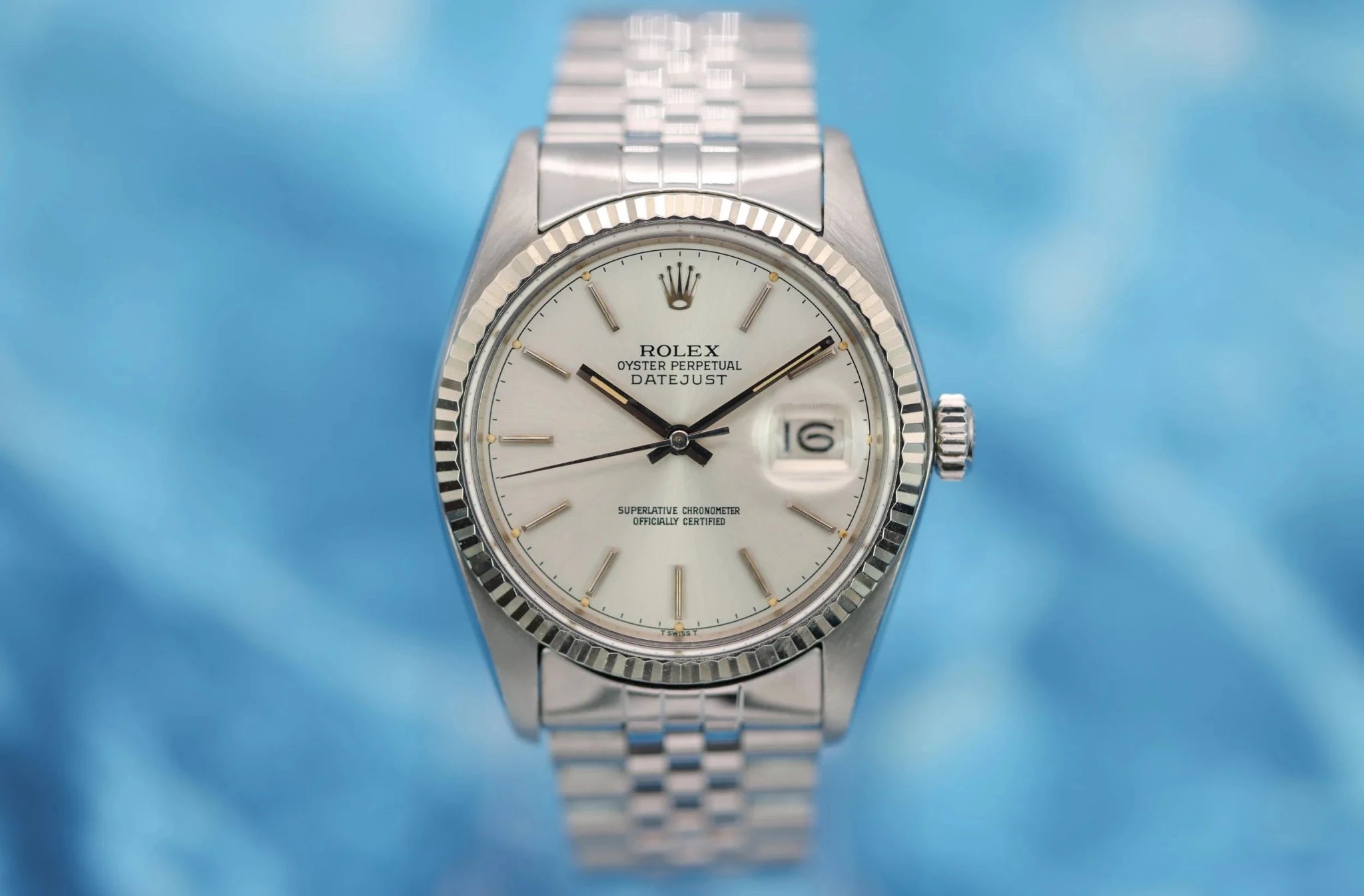 1976 Datejust Ref. 16014 | Silver Chapter Ring Dial - Sierra Time Co