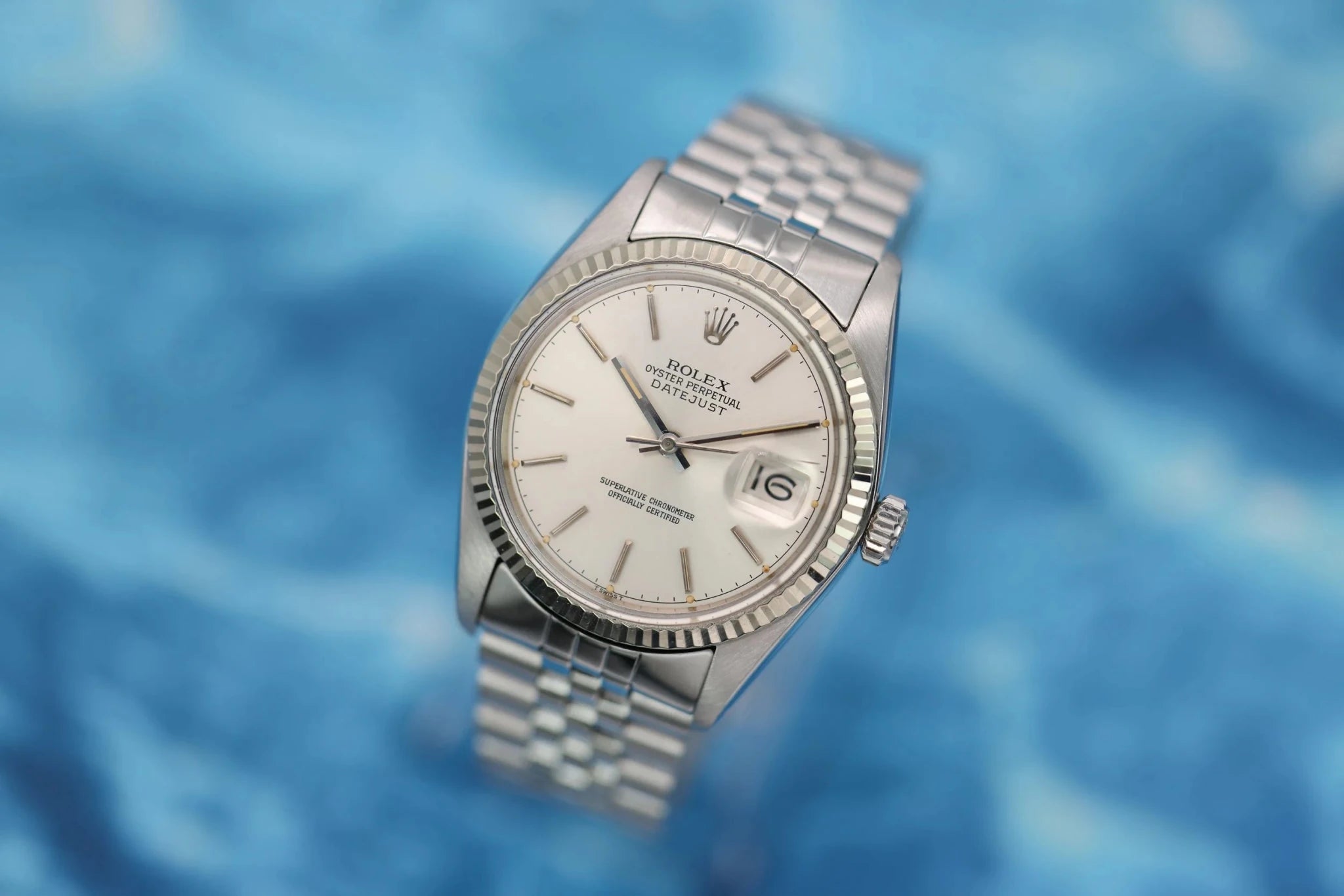 1976 Datejust Ref. 16014 | Silver Chapter Ring Dial - Sierra Time Co