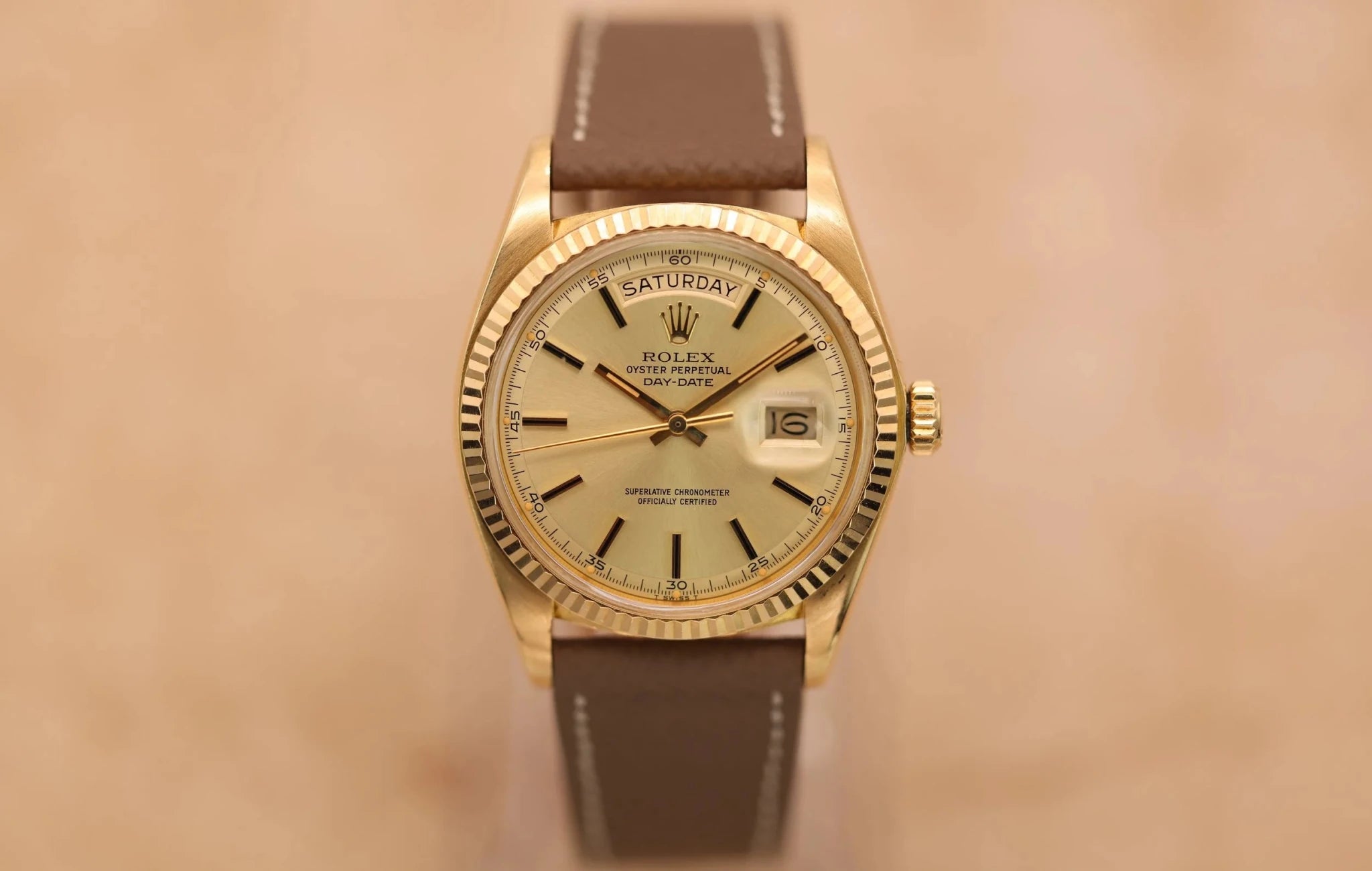 1976 Rolex Day-Date Ref. 1803 | Chapter Ring Dial - Sierra Time Co