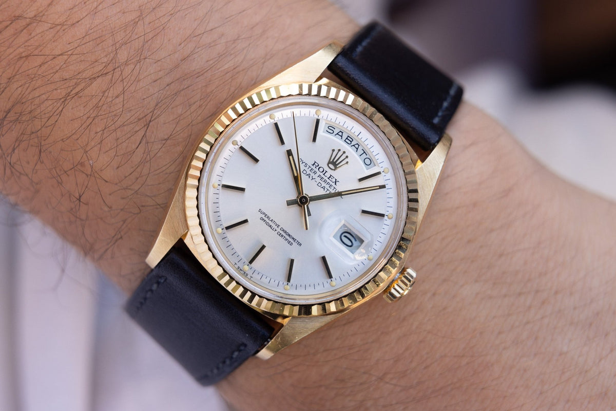 1976 Rolex Day-Date Ref. 1803 | Silver Dial | Italian Day Disk - Sierra Time Co