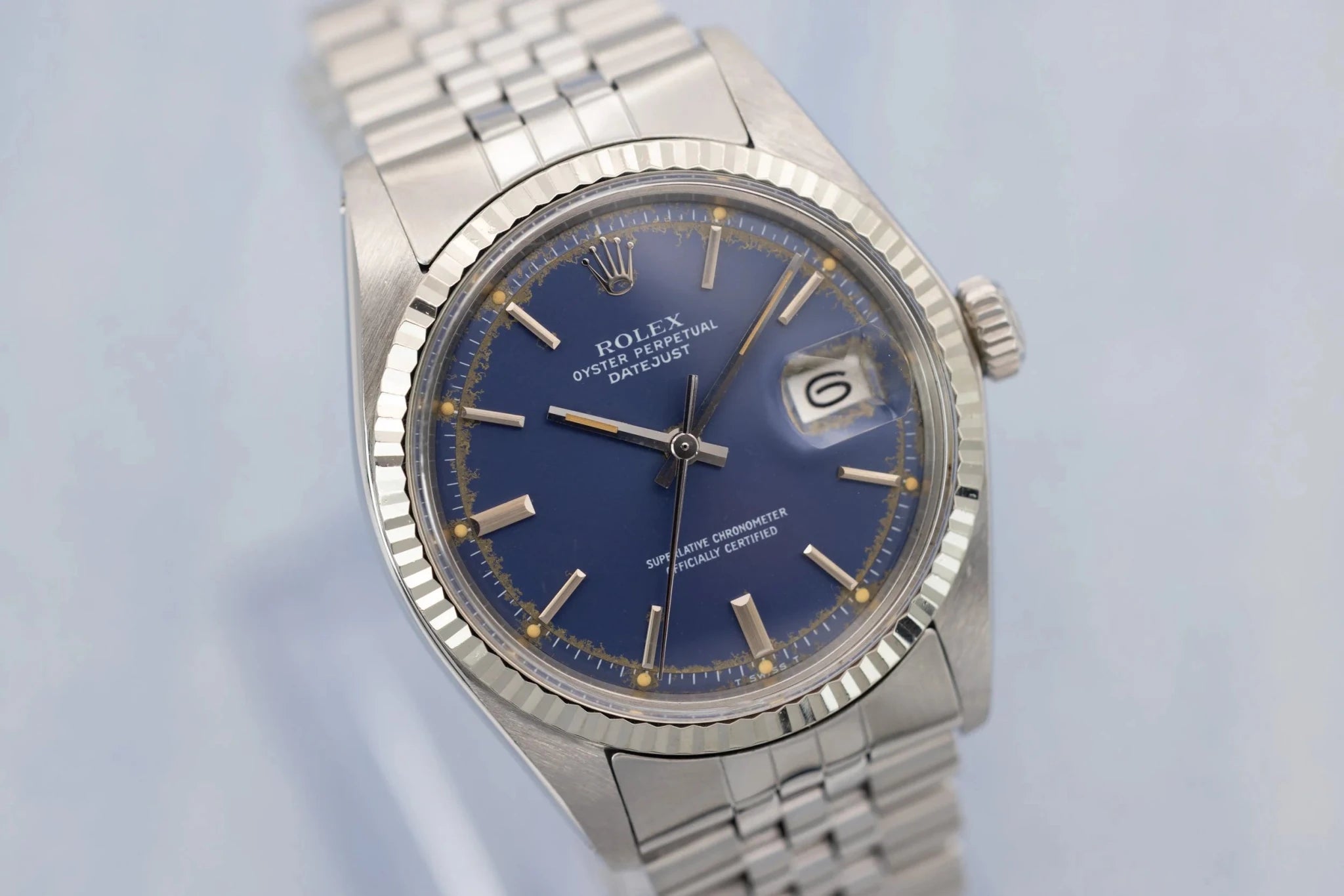 1977 Rolex Datejust Ref. 1601 | Tropical Blue Dial - Sierra Time Co