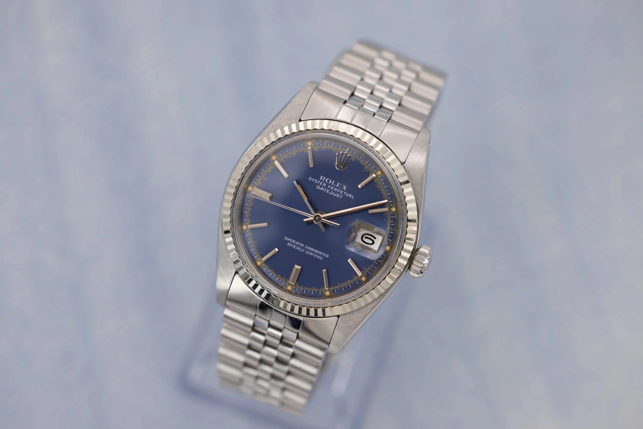 1977 Rolex Datejust Ref. 1601 | Tropical Blue Dial - Sierra Time Co