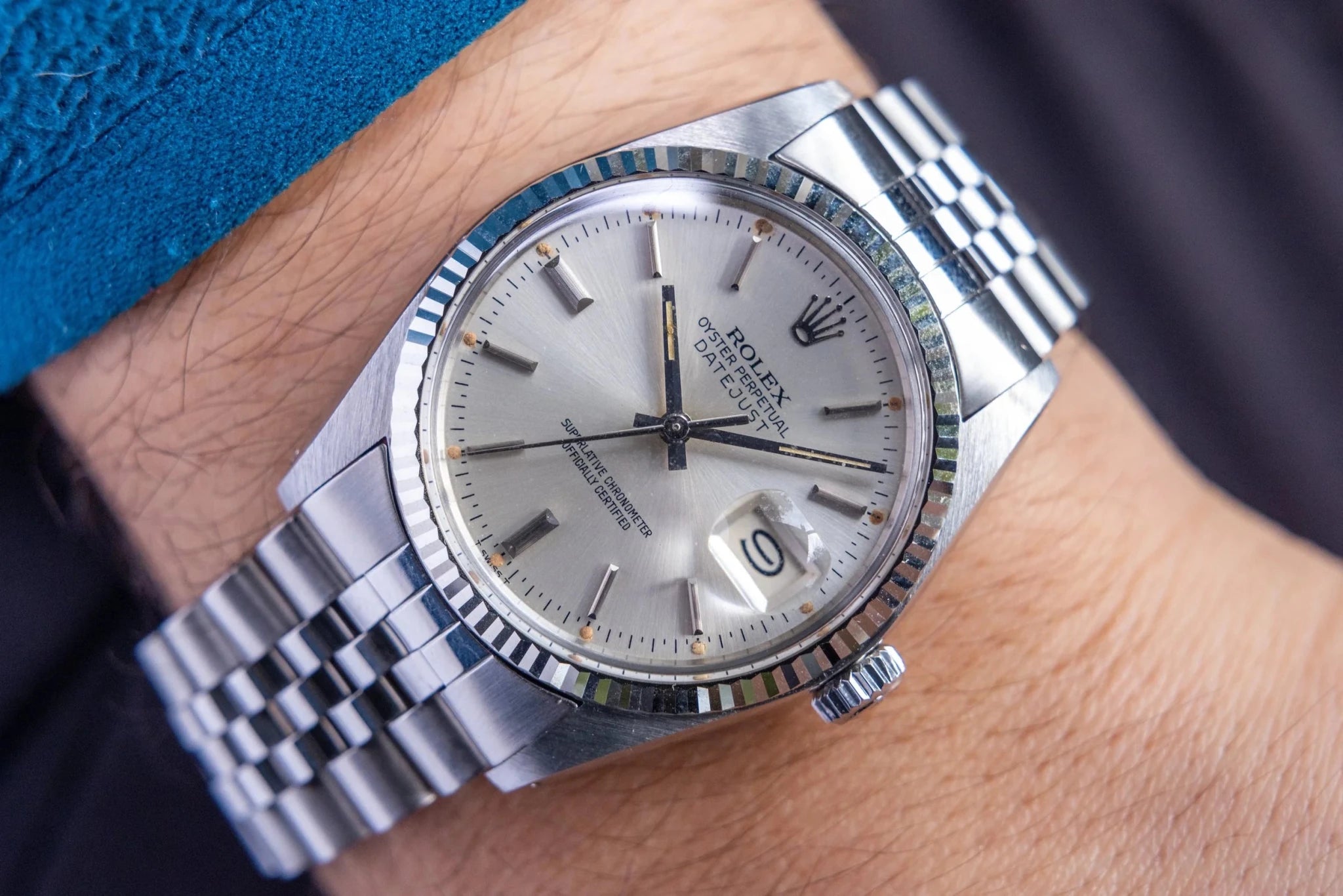 1977 Rolex Datejust Ref. 16014 | Silver Dial - Sierra Time Co