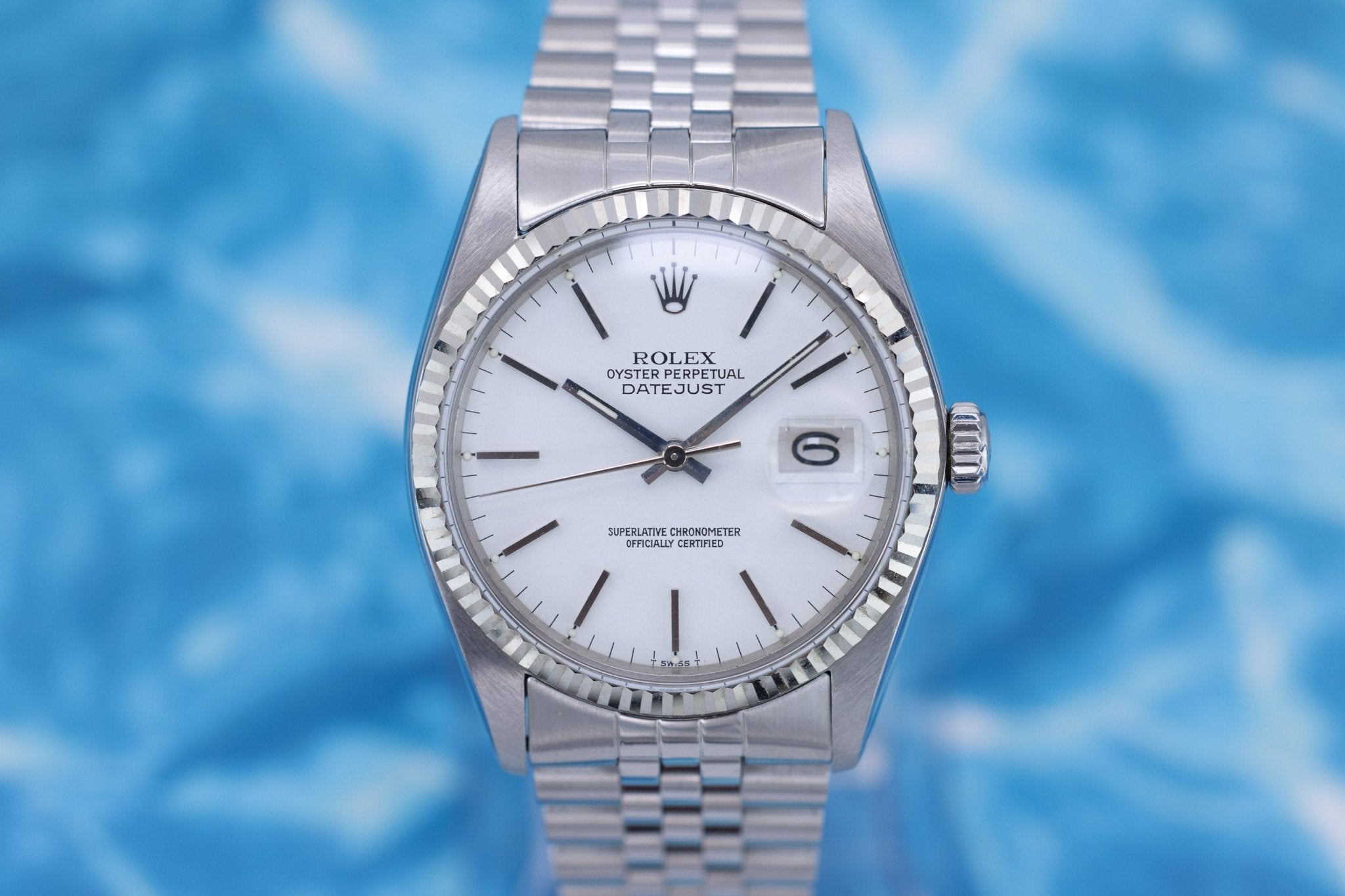 1977 Rolex Datejust Ref. 16014 | White Dial - Sierra Time Co
