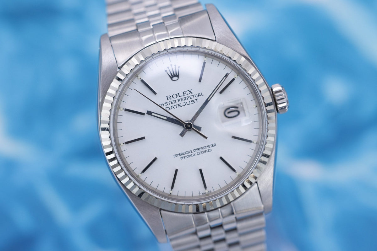 1977 Rolex Datejust Ref. 16014 | White Dial - Sierra Time Co
