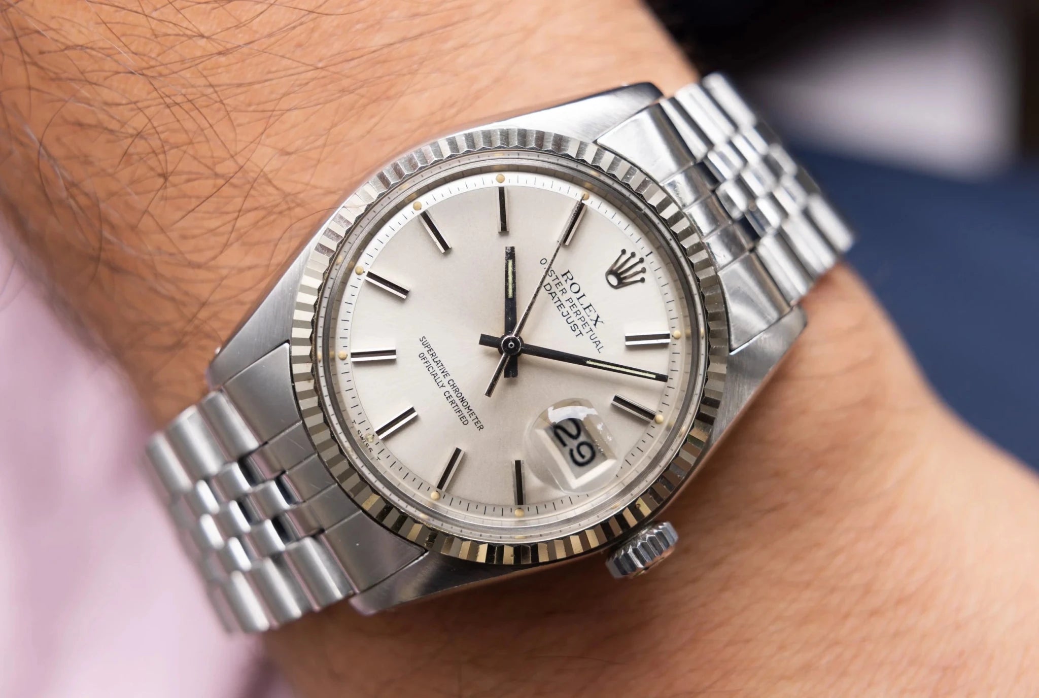 1978 Rolex Datejust Ref. 1601 | Silver Dial | Excellent Condition - Sierra Time Co