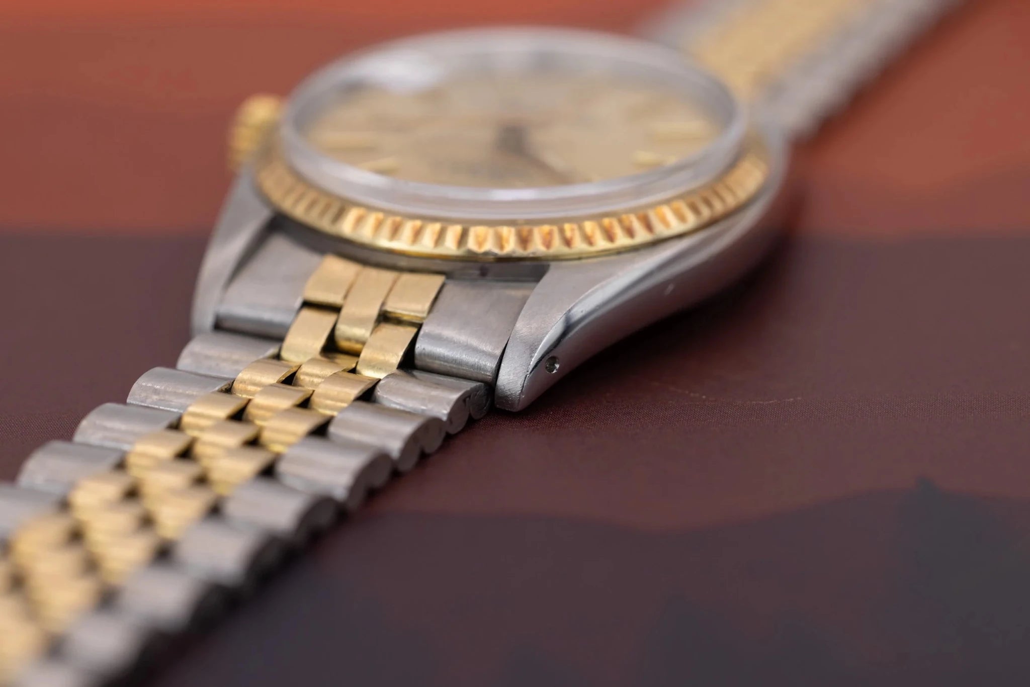 1978 Rolex Datejust Ref. 16013 | Champagne Tritium Dial - Sierra Time Co