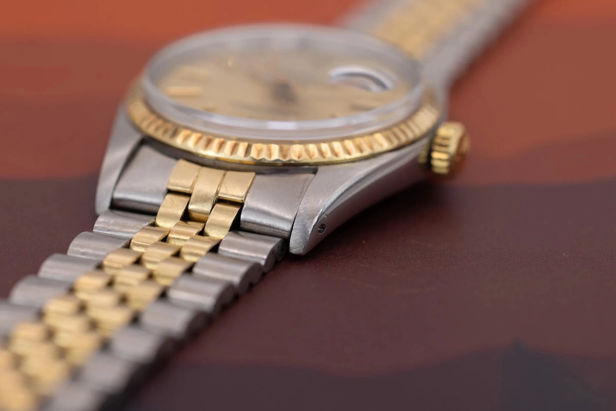 1978 Rolex Datejust Ref. 16013 | Champagne Tritium Dial - Sierra Time Co
