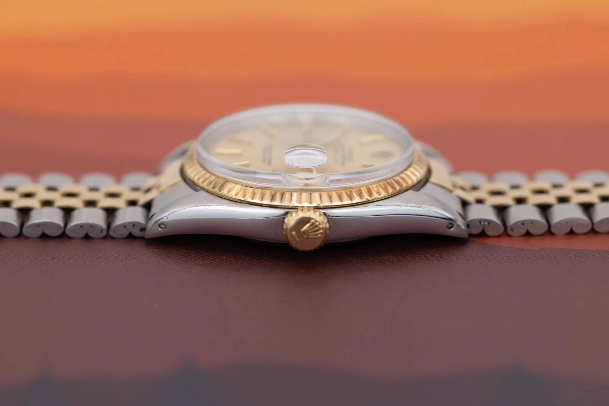1978 Rolex Datejust Ref. 16013 | Champagne Tritium Dial - Sierra Time Co