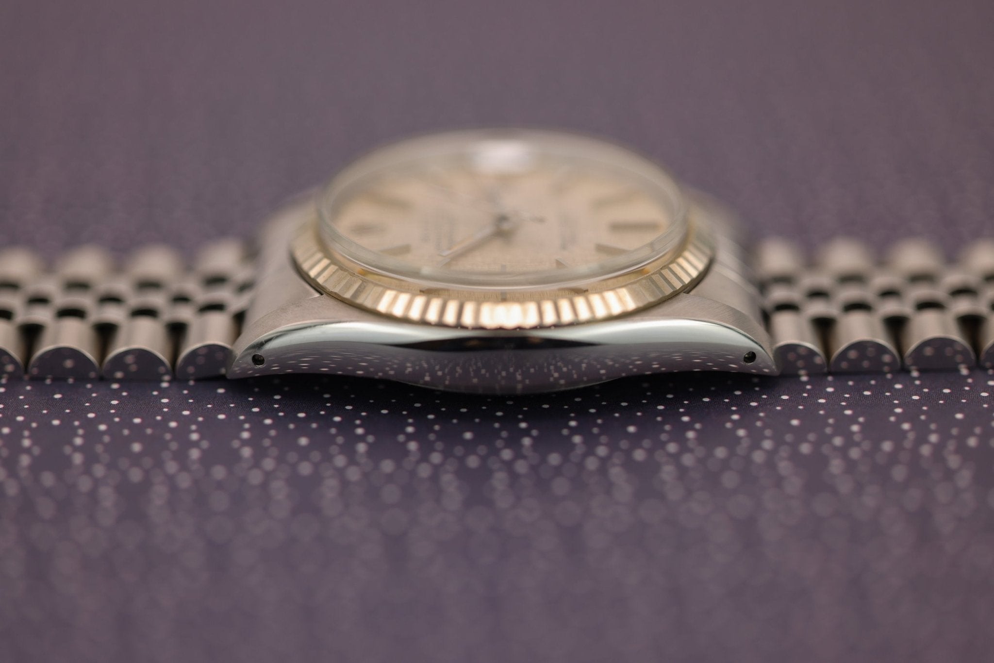 1978 Rolex Datejust Ref. 16014 | Linen Dial | Box and Papers - Sierra Time Co