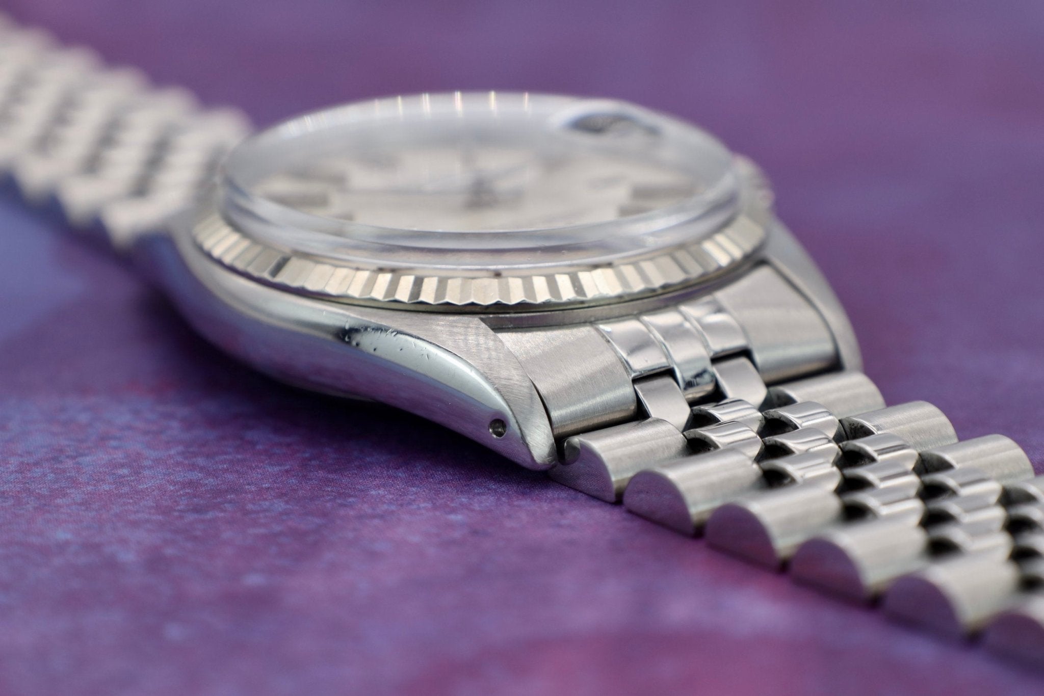 1978 Rolex Datejust Ref. 16014 | Silver Linen Dial - Sierra Time Co