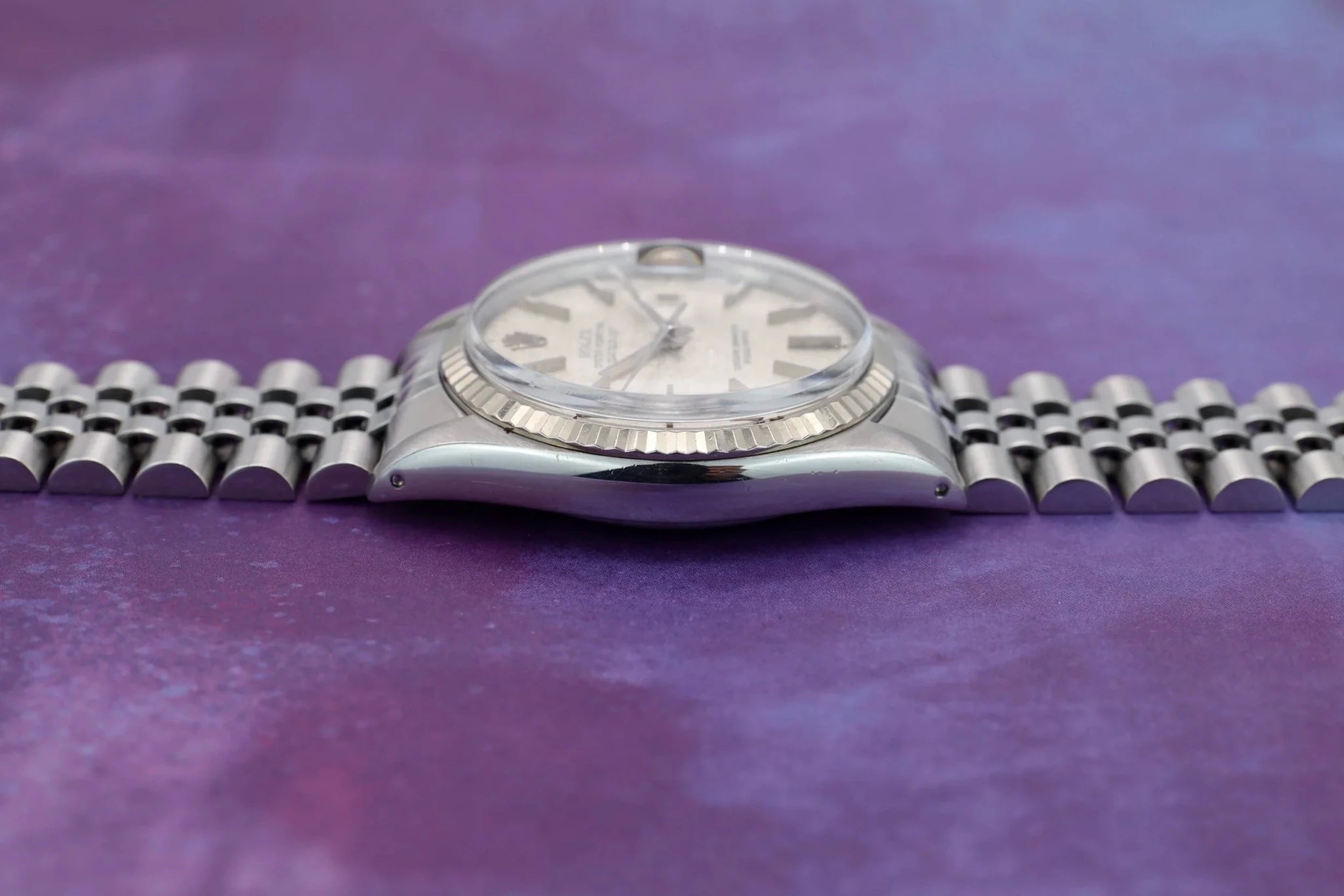1978 Rolex Datejust Ref. 16014 | Silver Linen Dial - Sierra Time Co