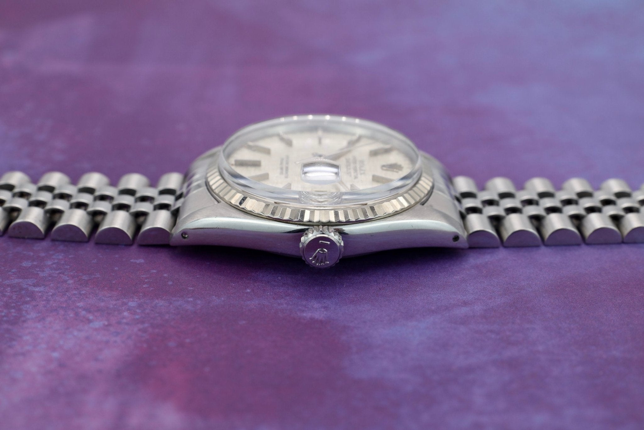 1978 Rolex Datejust Ref. 16014 | Silver Linen Dial - Sierra Time Co