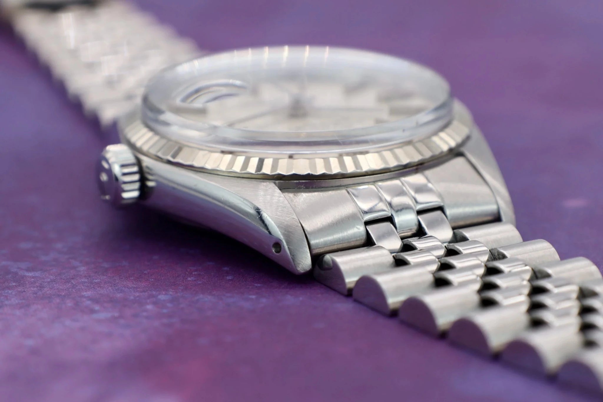 1978 Rolex Datejust Ref. 16014 | Silver Linen Dial - Sierra Time Co