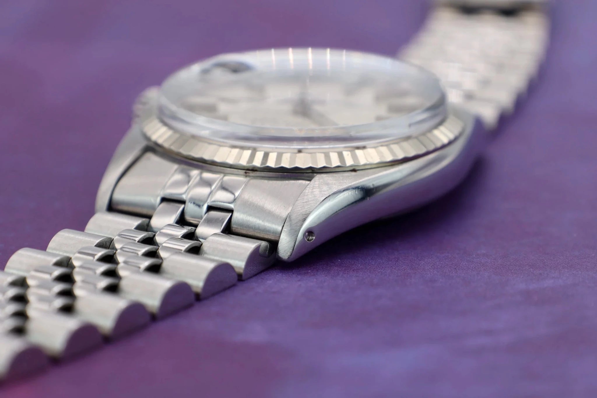 1978 Rolex Datejust Ref. 16014 | Silver Linen Dial - Sierra Time Co
